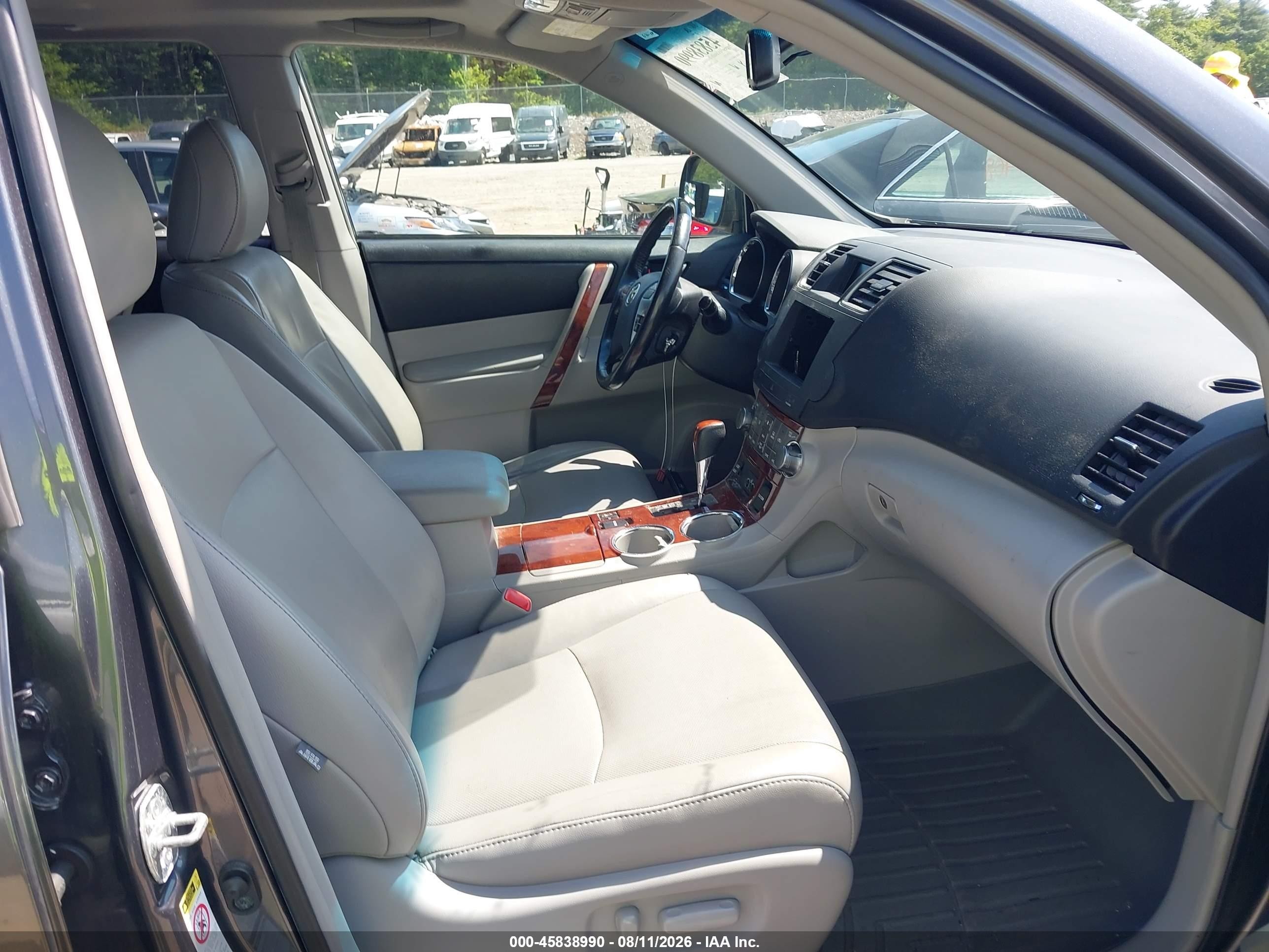 2012 Toyota Highlander Limited V6 Gray vin: 5TDDK3EH8CS151178