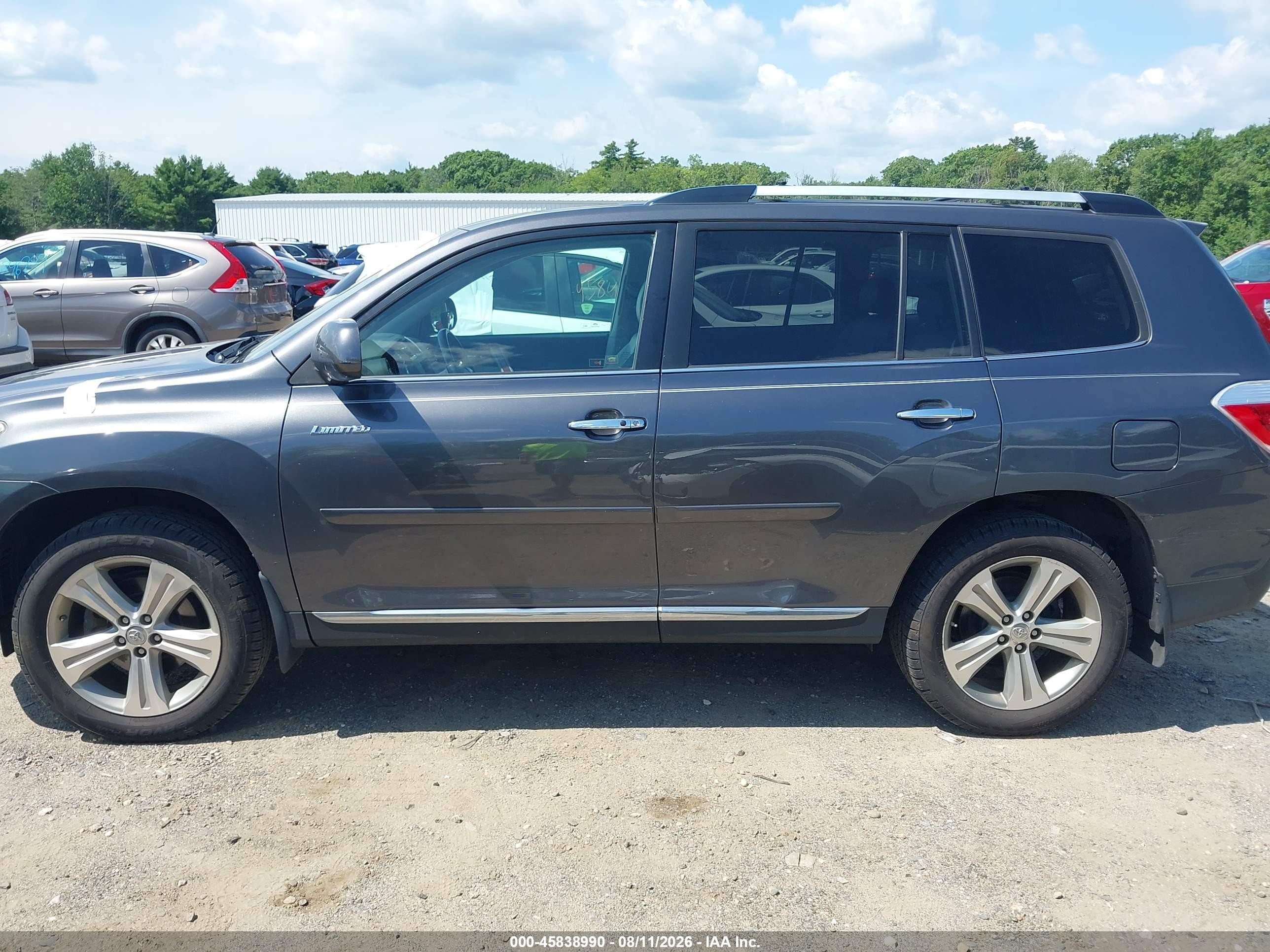 2012 Toyota Highlander Limited V6 Gray vin: 5TDDK3EH8CS151178