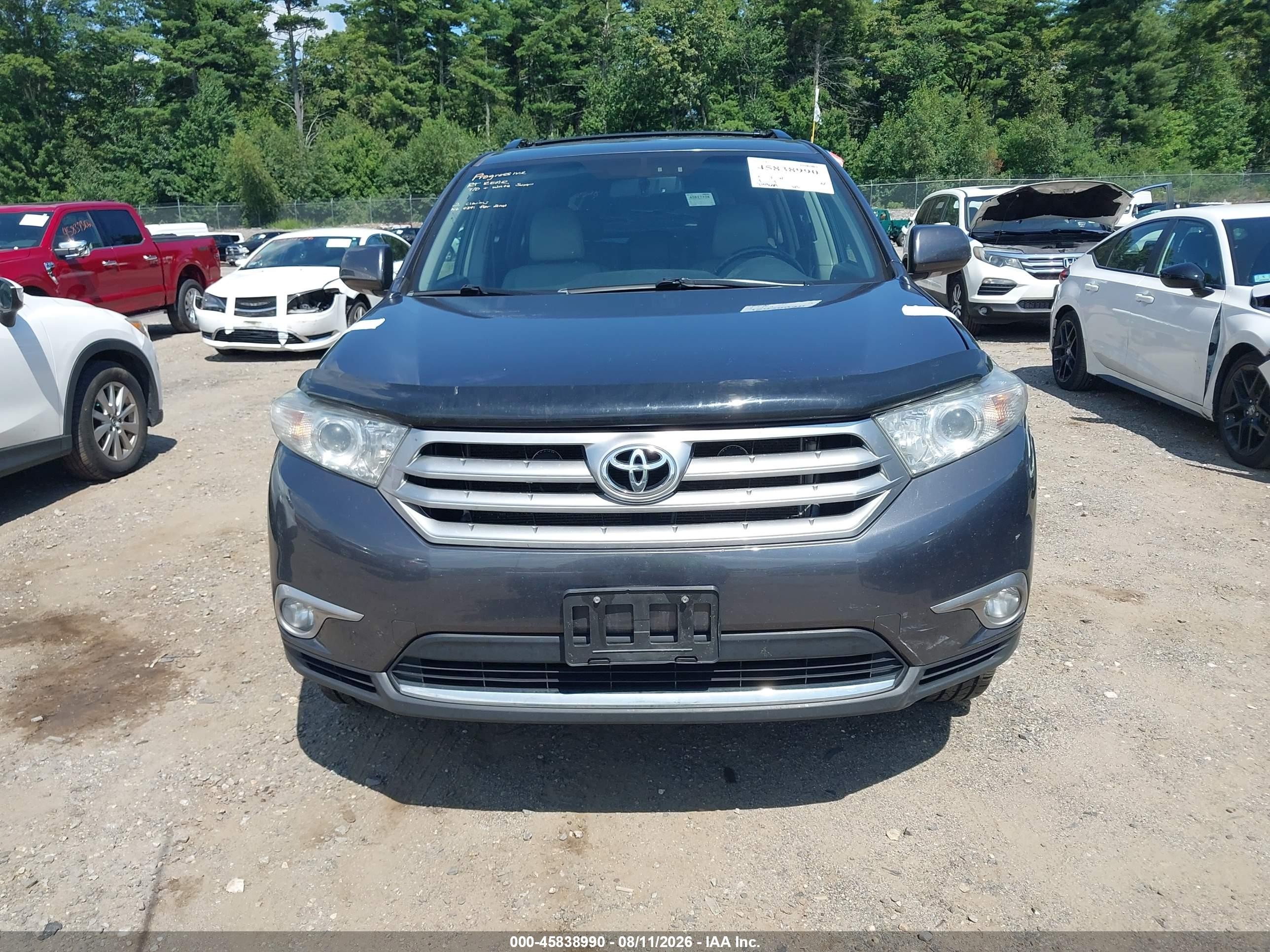 2012 Toyota Highlander Limited V6 Gray vin: 5TDDK3EH8CS151178