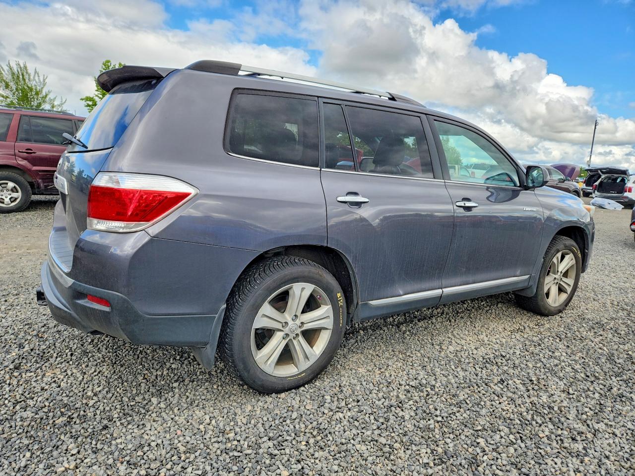 2012 Toyota Highlander Limited Gray vin: 5TDDK3EH8CS162584