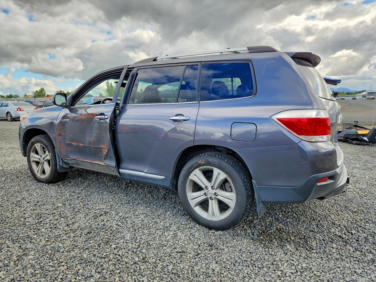 2012 Toyota Highlander Limited Gray vin: 5TDDK3EH8CS162584