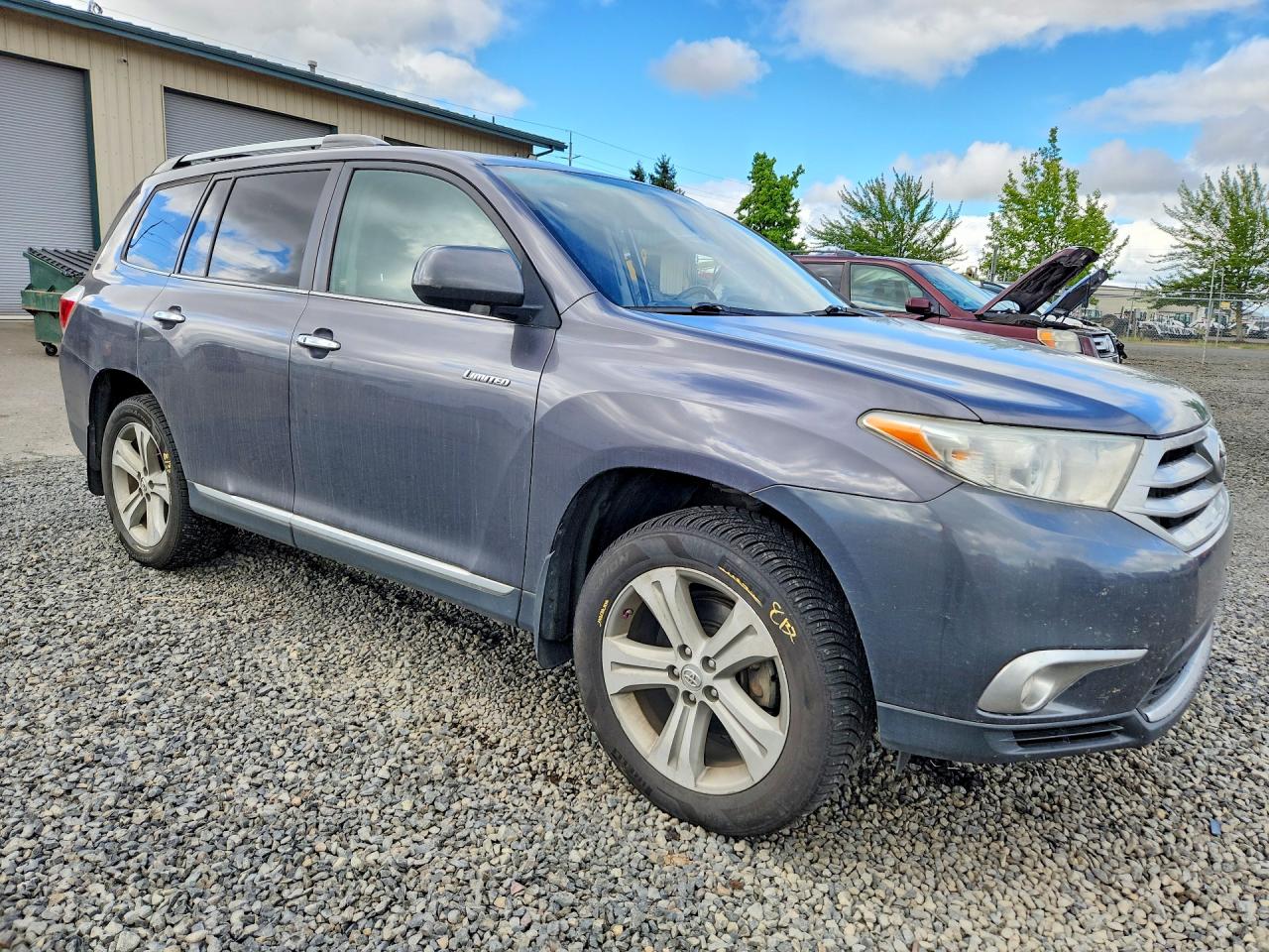 2012 Toyota Highlander Limited Gray vin: 5TDDK3EH8CS162584