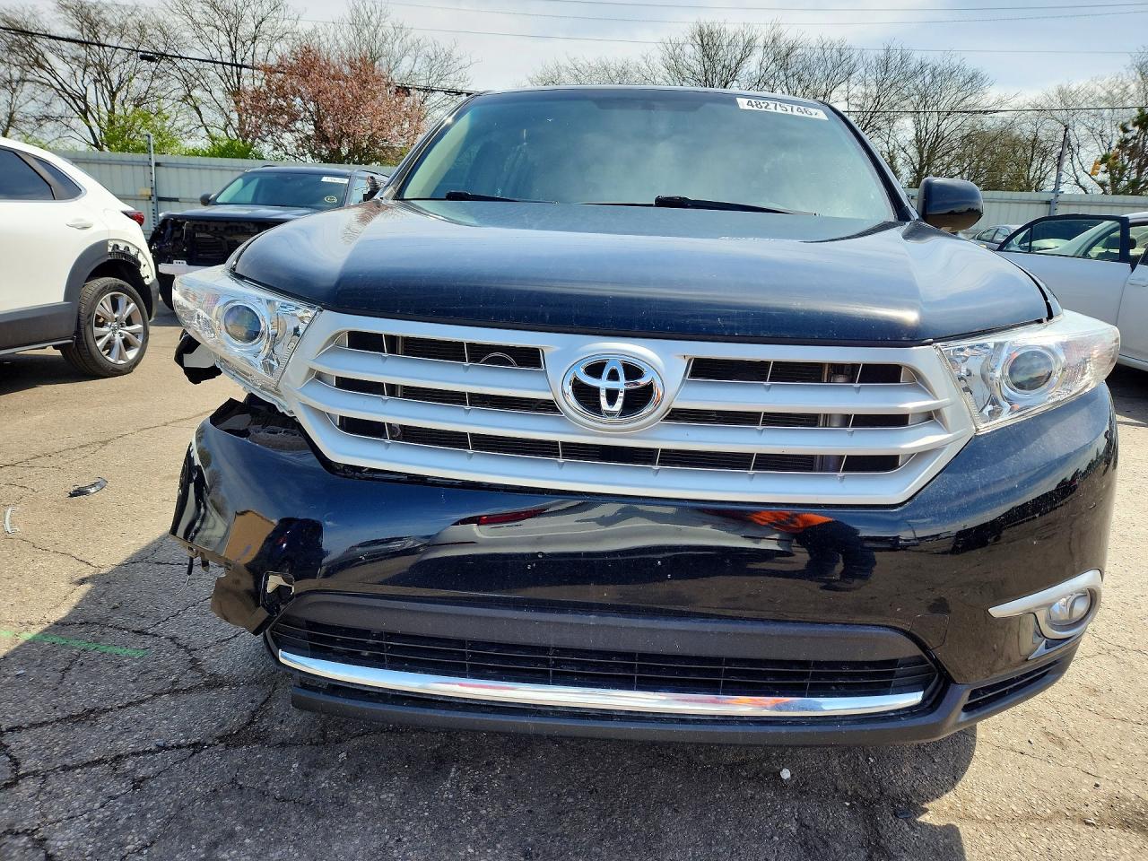 2013 Toyota Highlander Limited Black vin: 5TDDK3EH8DS185025