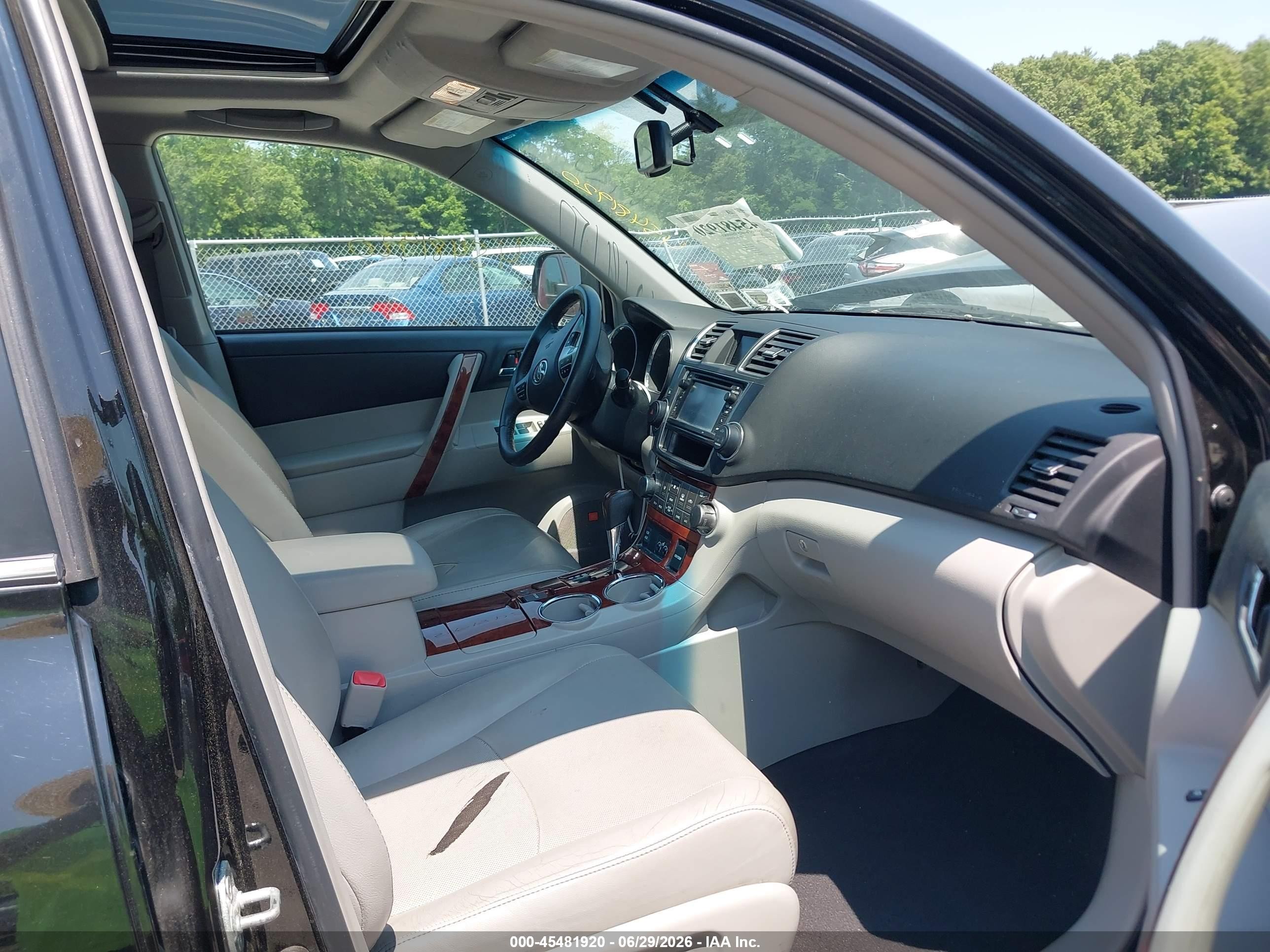 2013 Toyota Highlander Limited V6 Black vin: 5TDDK3EH8DS185252