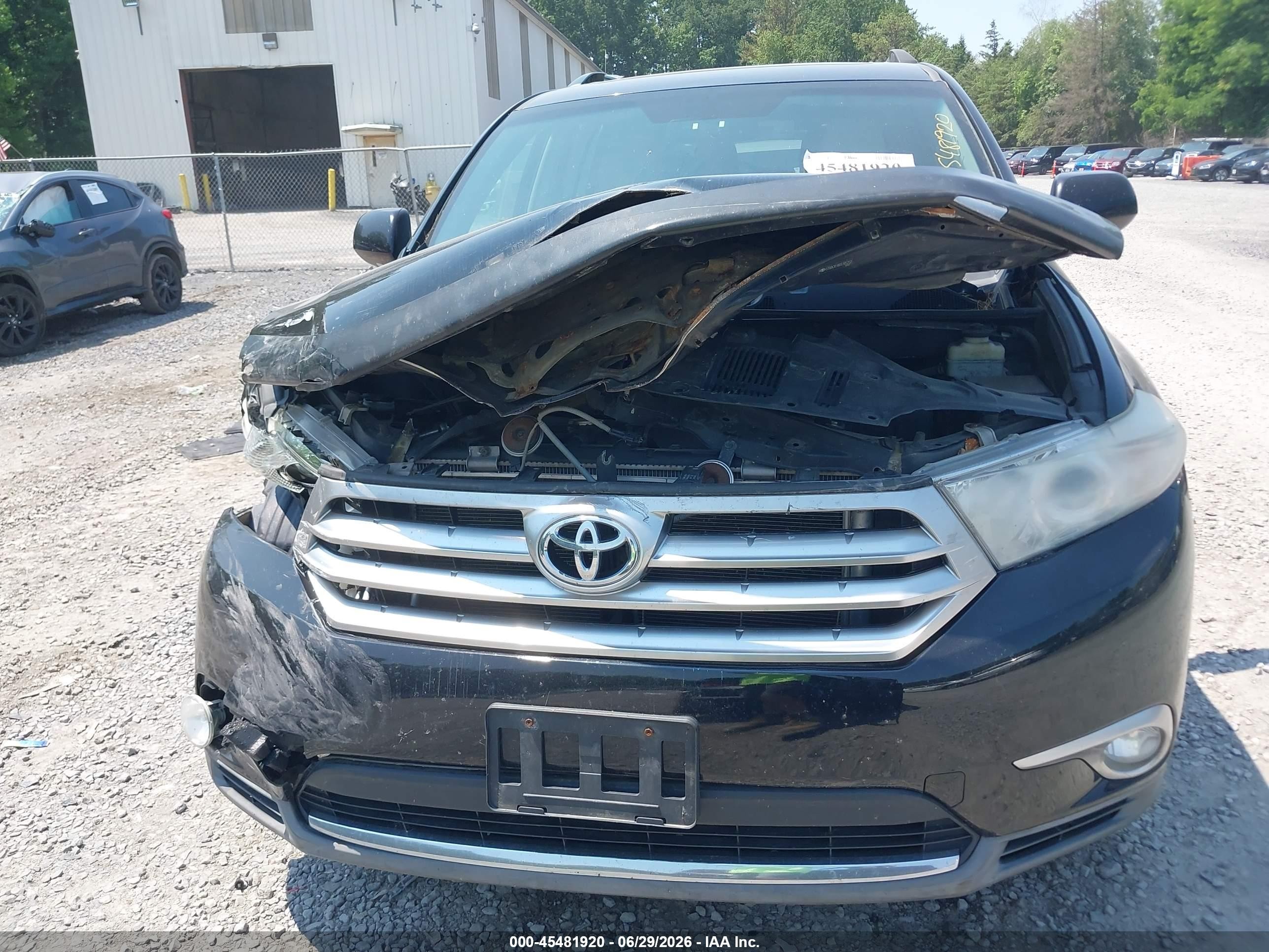 2013 Toyota Highlander Limited V6 Black vin: 5TDDK3EH8DS185252