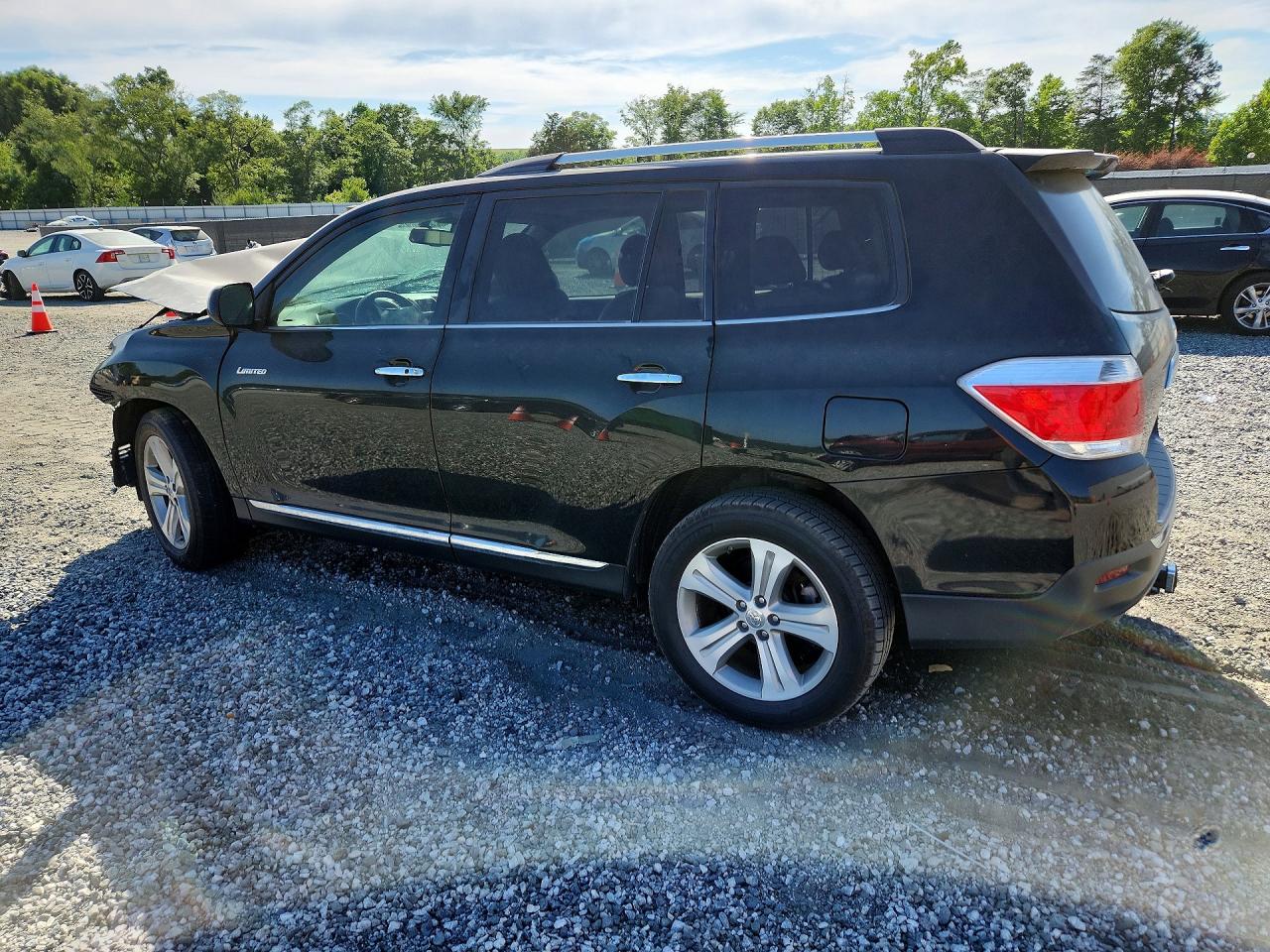 2013 Toyota Highlander Limited Черный vin: 5TDDK3EH8DS227435