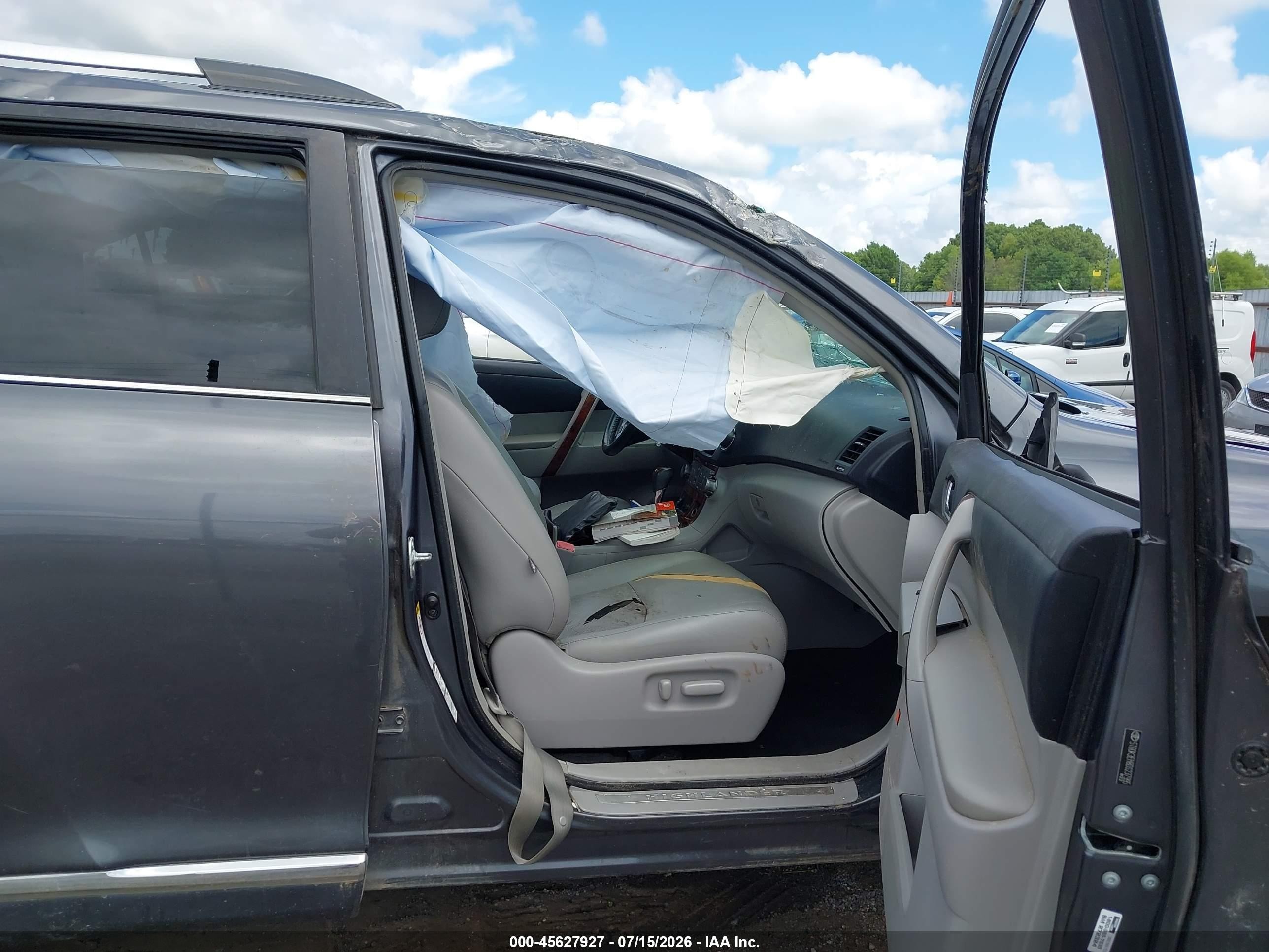 2013 Toyota Highlander Limited V6 Gray vin: 5TDDK3EH8DS237995