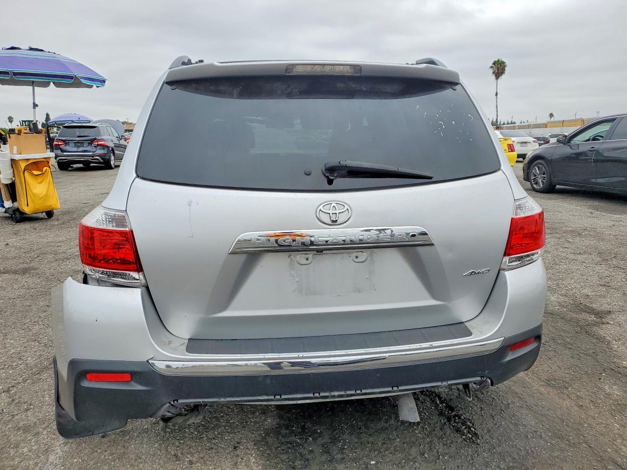 2013 Toyota Highlander Limited Silver vin: 5TDDK3EH8DS251475