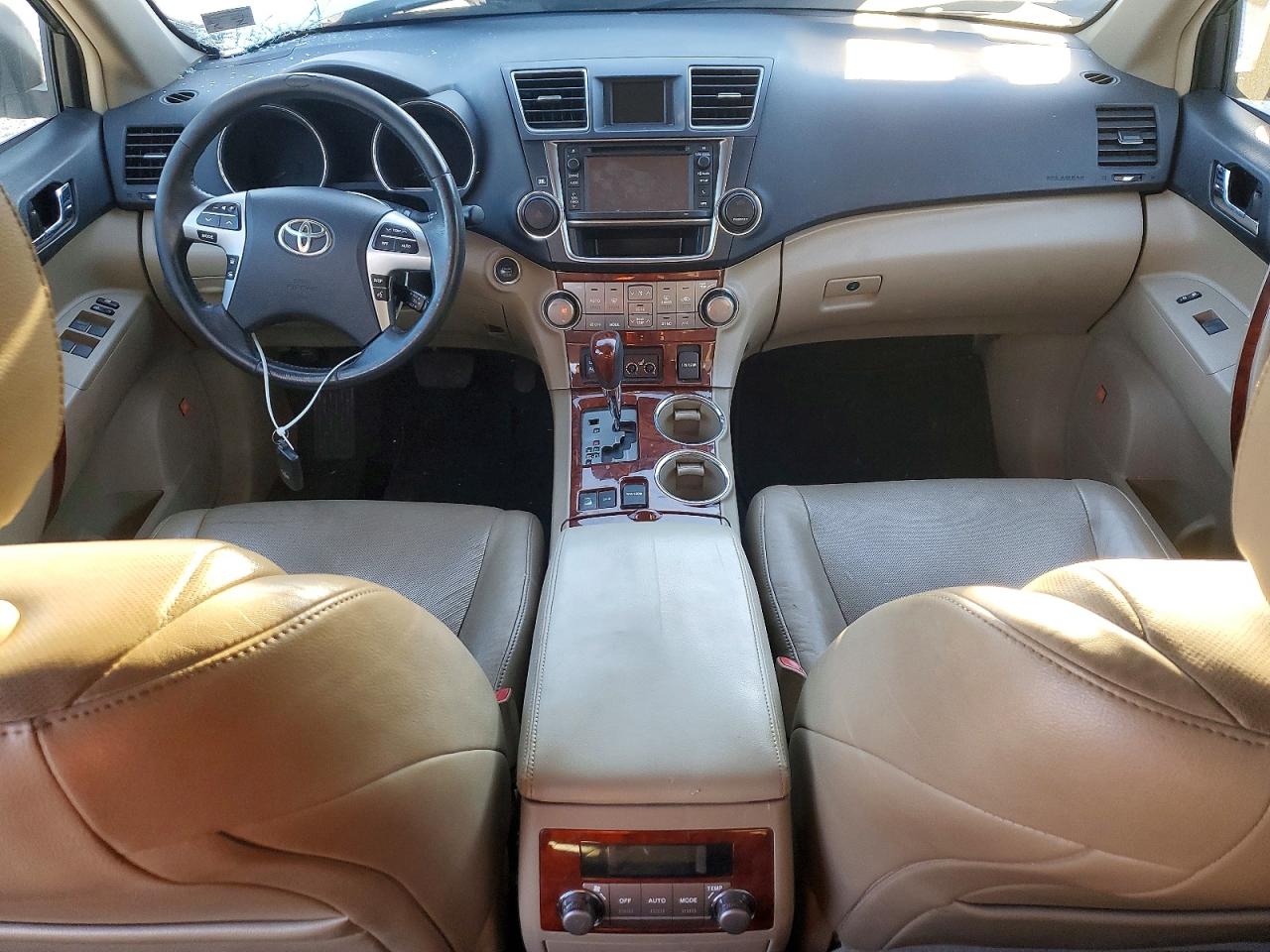 2013 Toyota Highlander White vin: 5TDDK3EH8DS269989