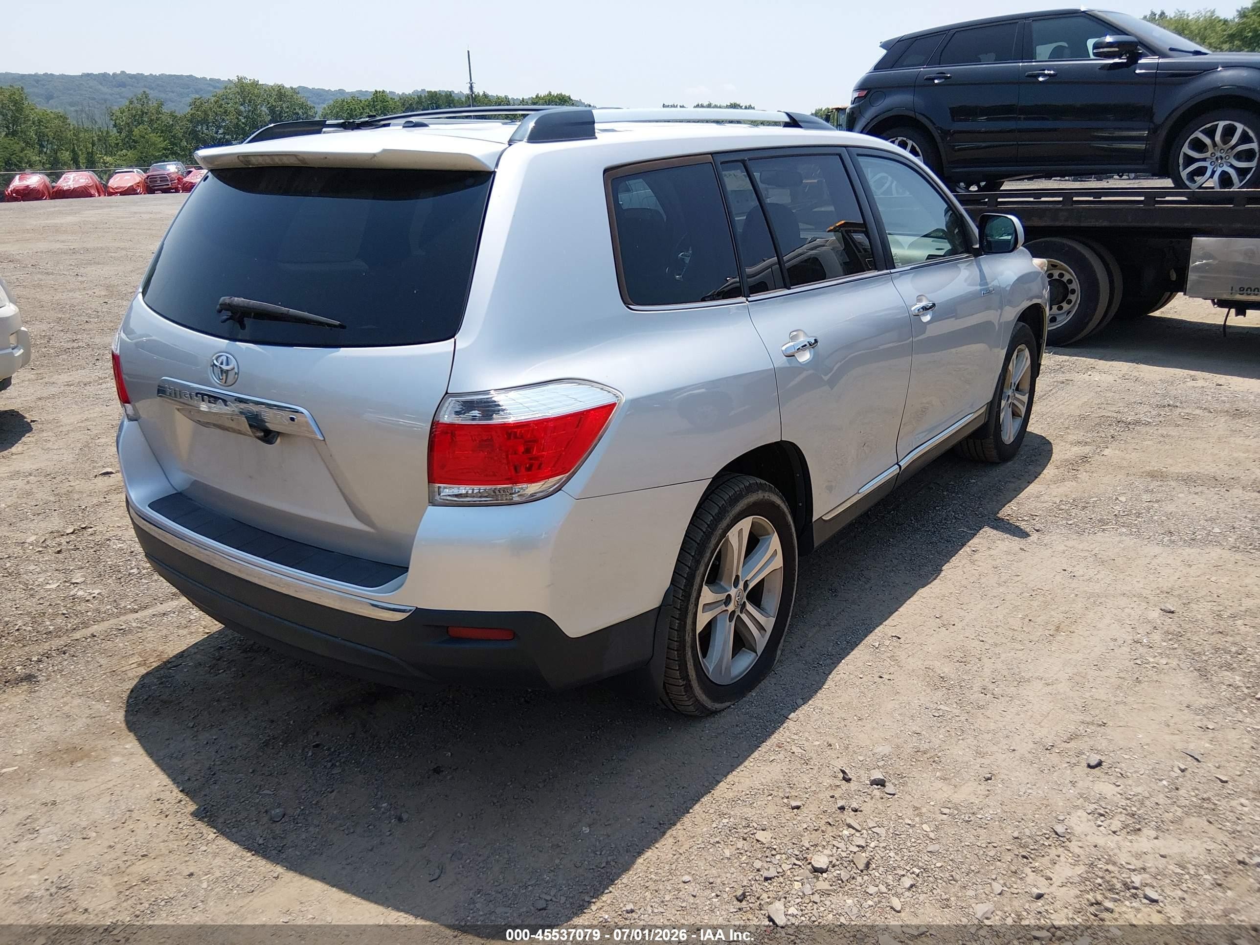 2013 Toyota Highlander Limited V6 Silver vin: 5TDDK3EH8DS273136