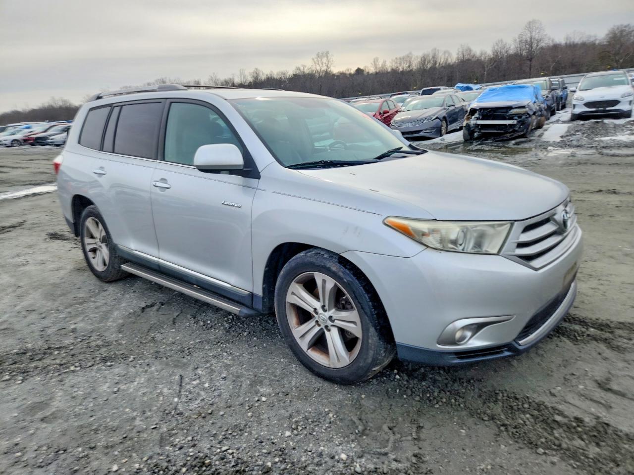 2011 Toyota Highlander Limited Silver vin: 5TDDK3EH9BS077901