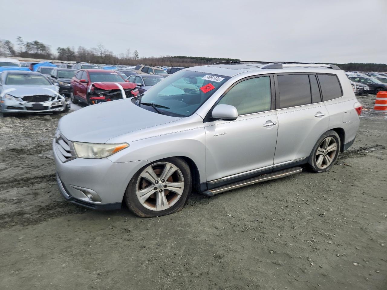 2011 Toyota Highlander Limited Silver vin: 5TDDK3EH9BS077901