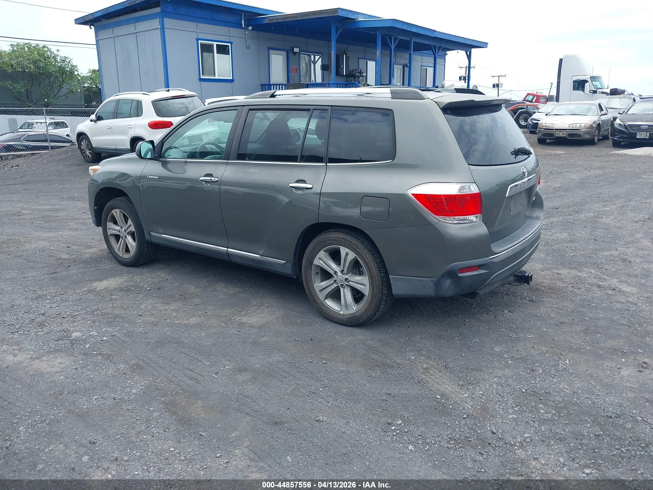 2012 Toyota Highlander Limited V6 Green vin: 5TDDK3EH9CS097227