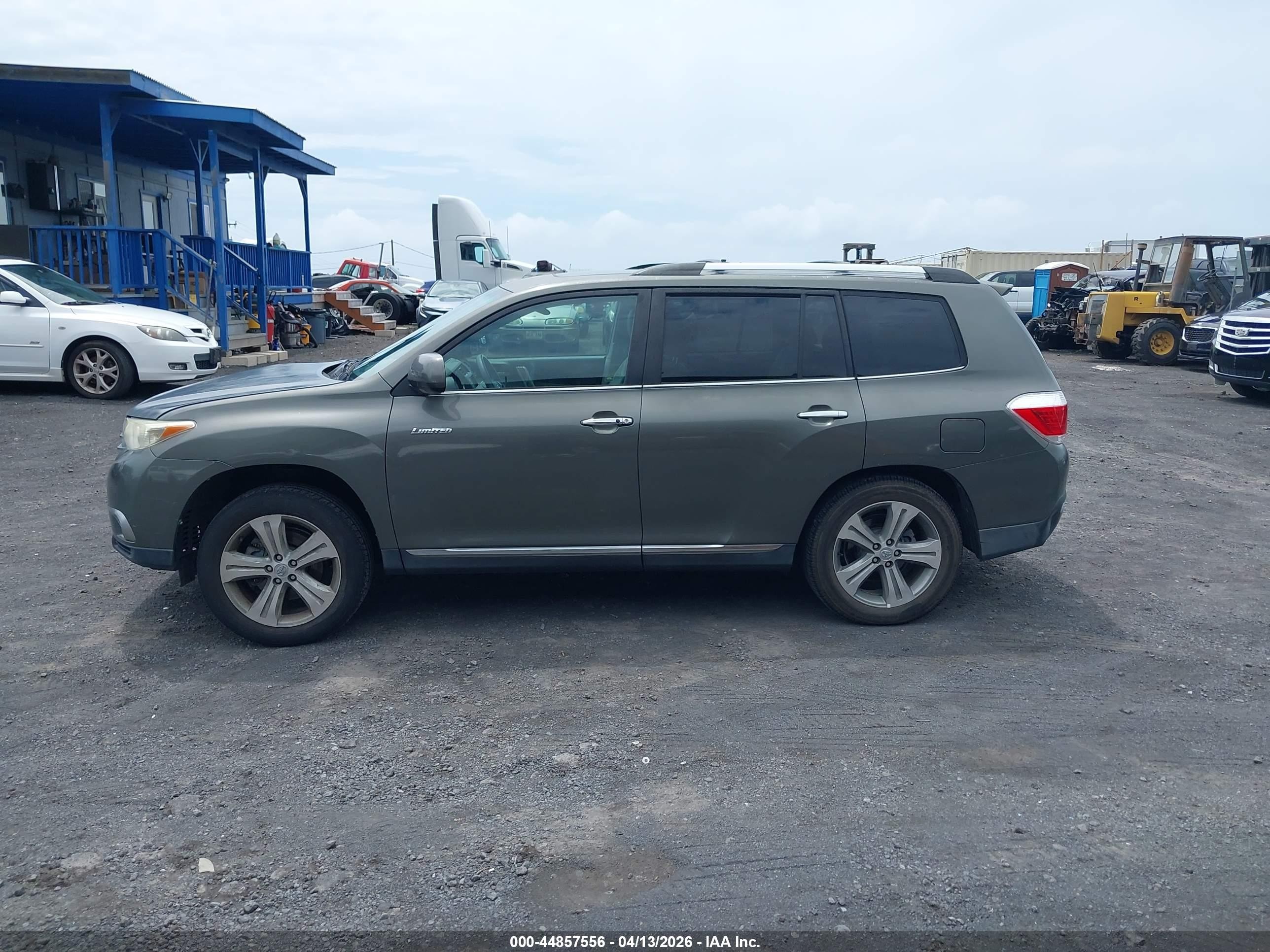 2012 Toyota Highlander Limited V6 Green vin: 5TDDK3EH9CS097227