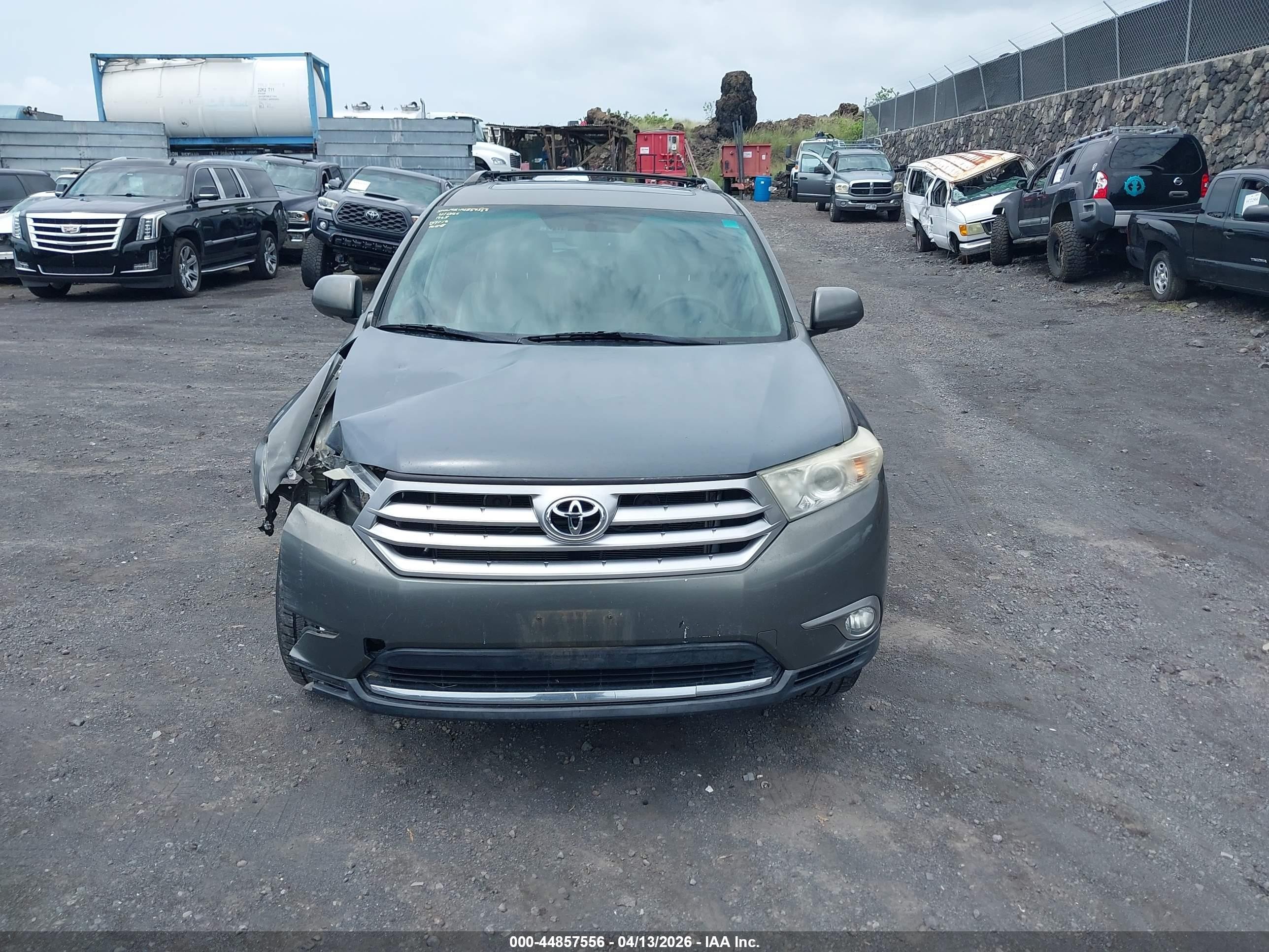 2012 Toyota Highlander Limited V6 Green vin: 5TDDK3EH9CS097227