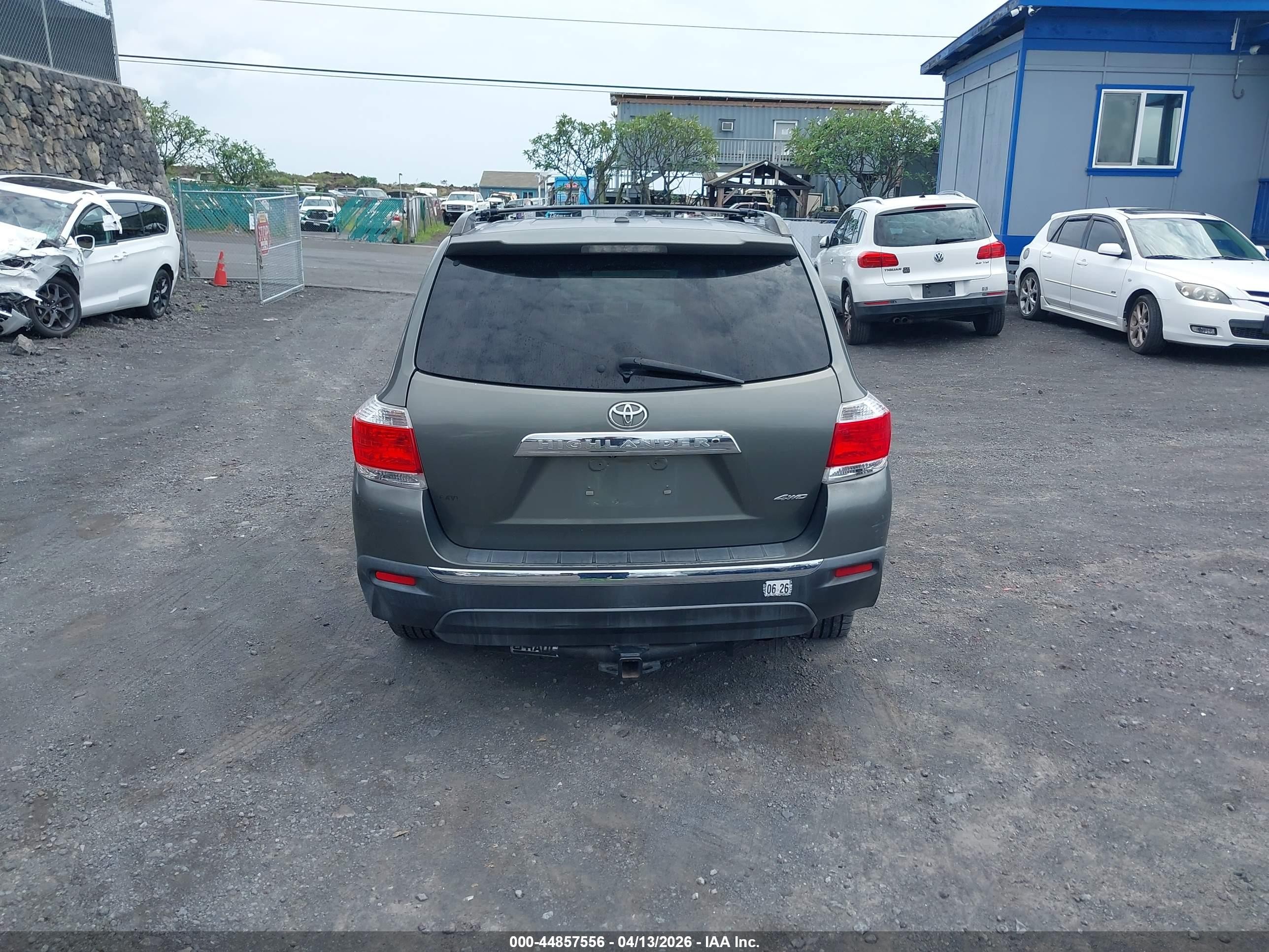 2012 Toyota Highlander Limited V6 Green vin: 5TDDK3EH9CS097227
