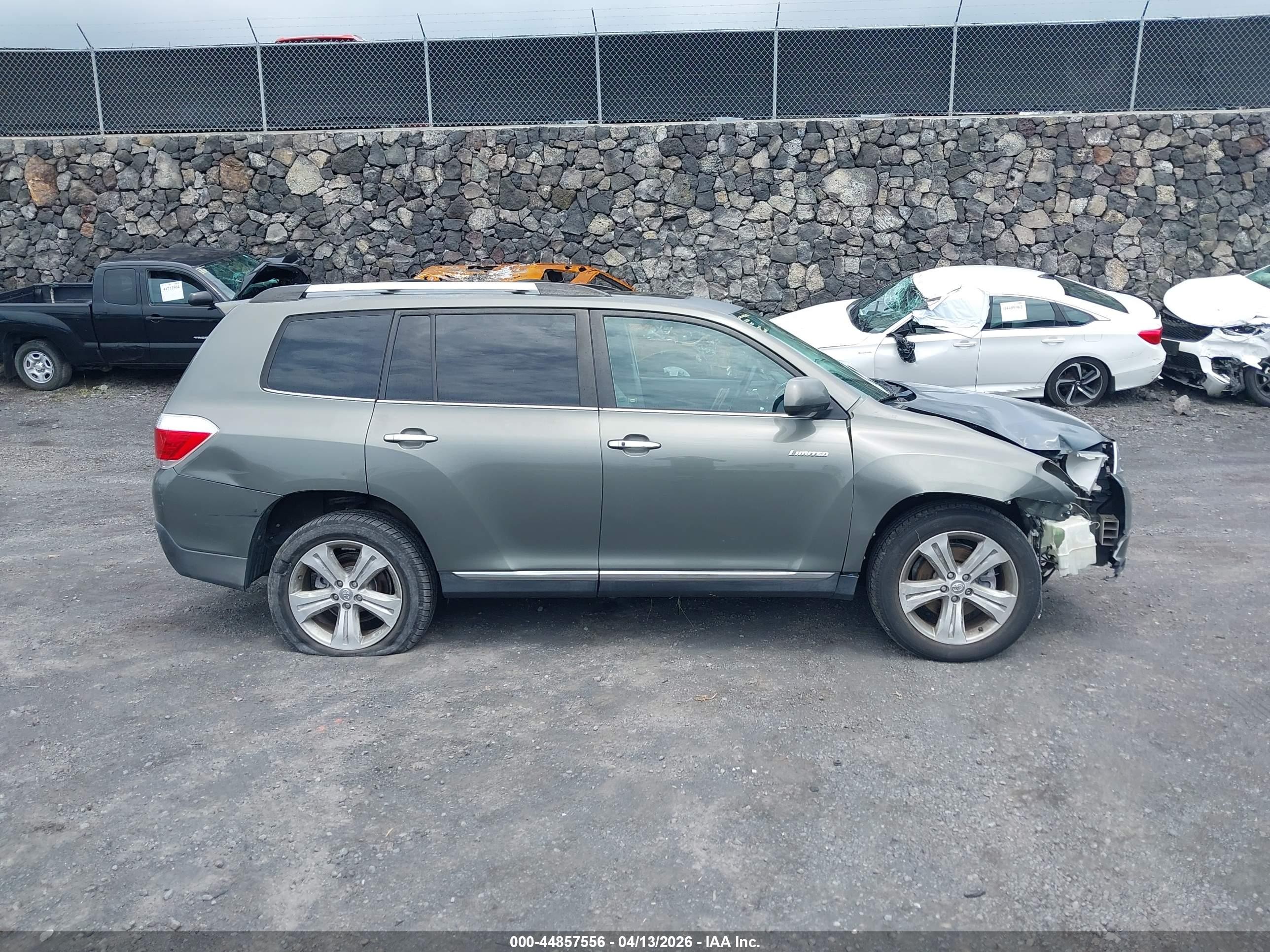2012 Toyota Highlander Limited V6 Green vin: 5TDDK3EH9CS097227