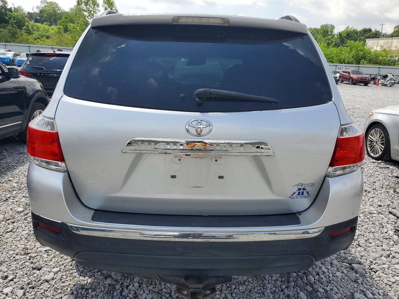 2012 Toyota Highlander Limited Silver vin: 5TDDK3EH9CS099379