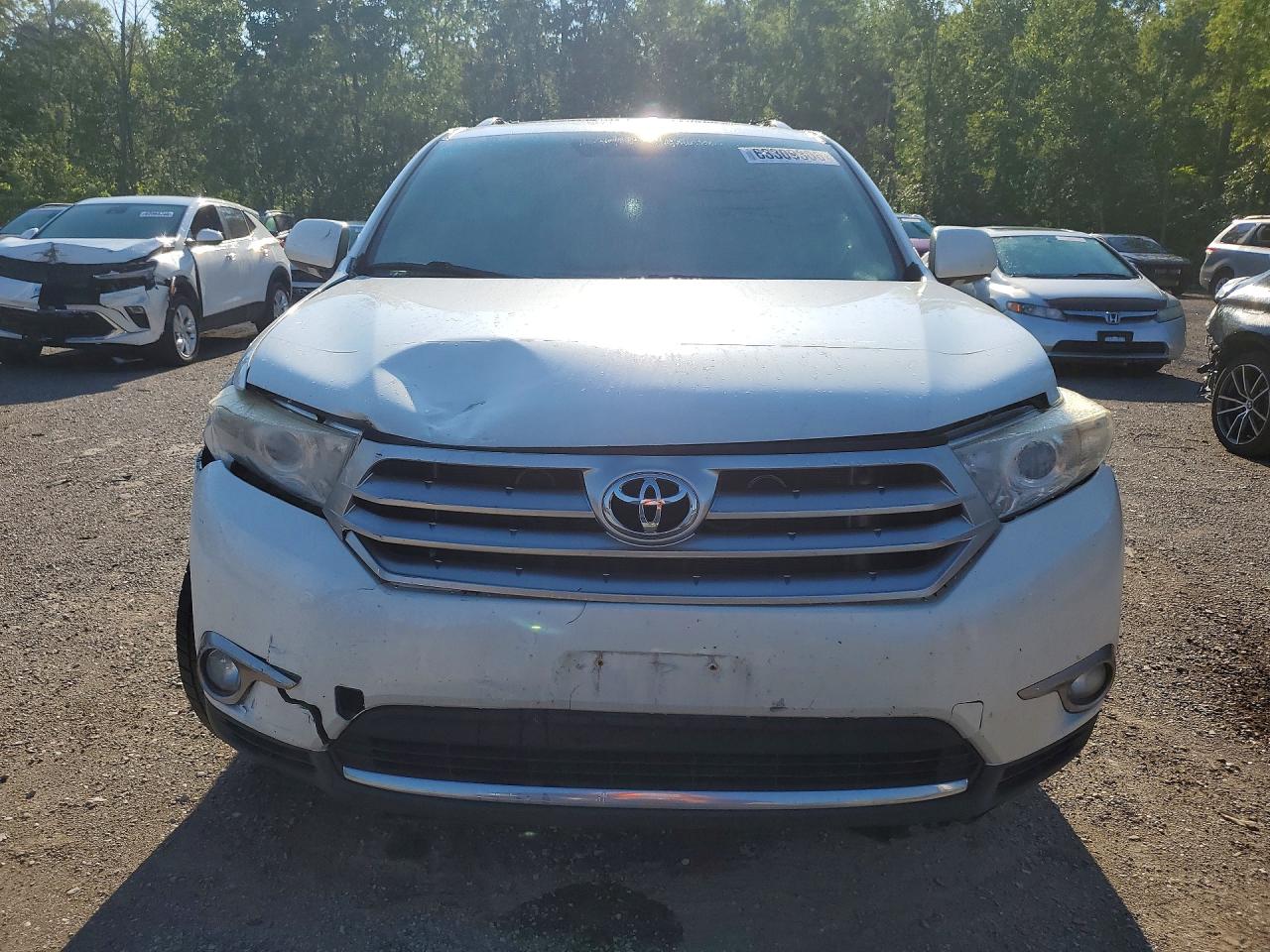2012 Toyota Highlander Limited Белый vin: 5TDDK3EH9CS108131