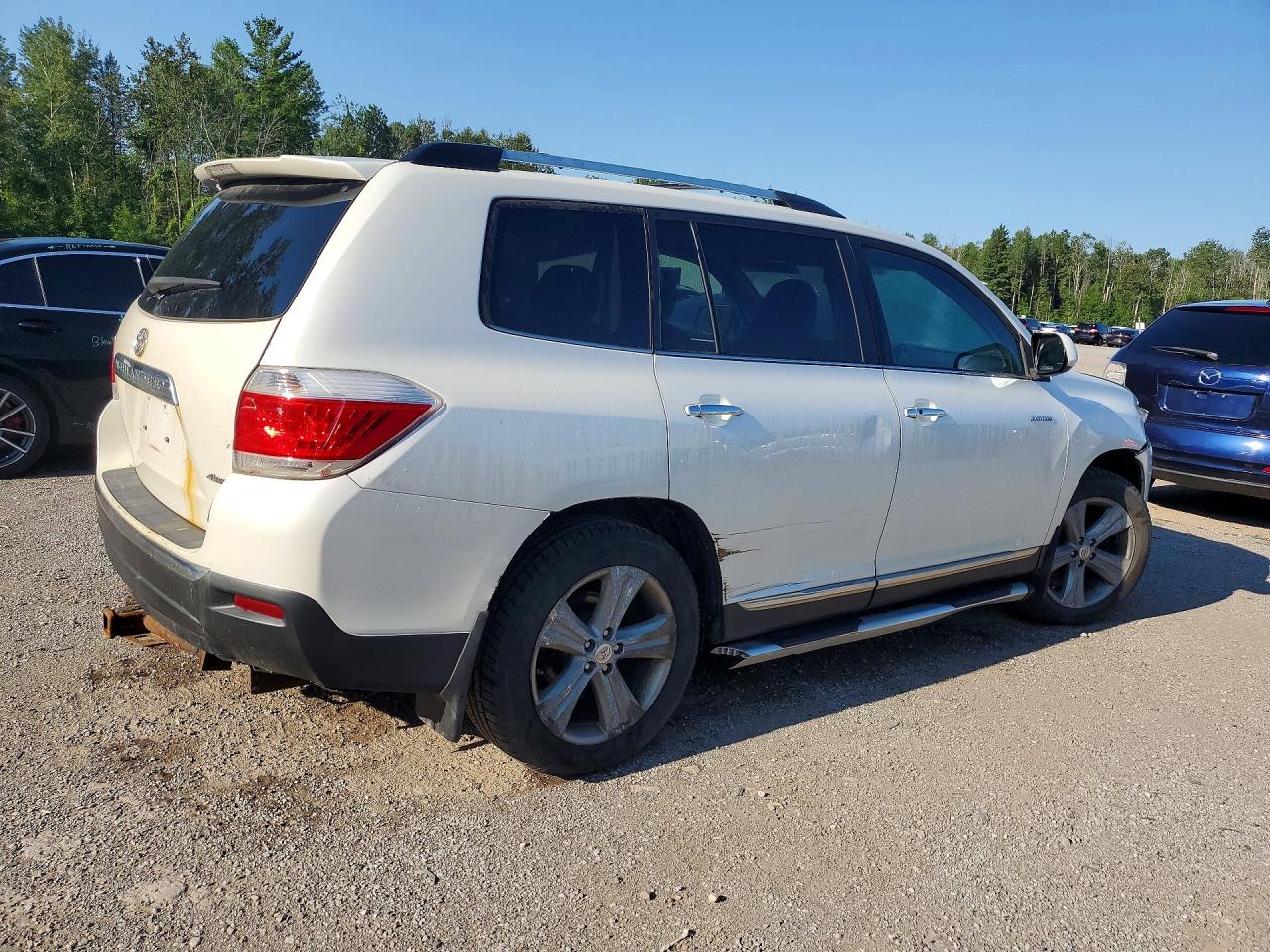 2012 Toyota Highlander Limited Белый vin: 5TDDK3EH9CS108131