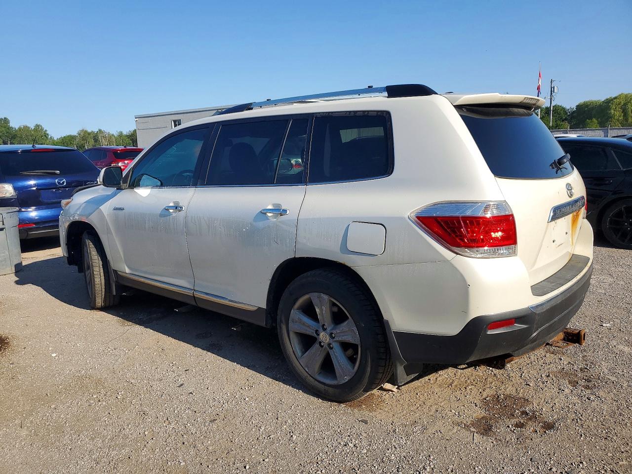 2012 Toyota Highlander Limited Белый vin: 5TDDK3EH9CS108131