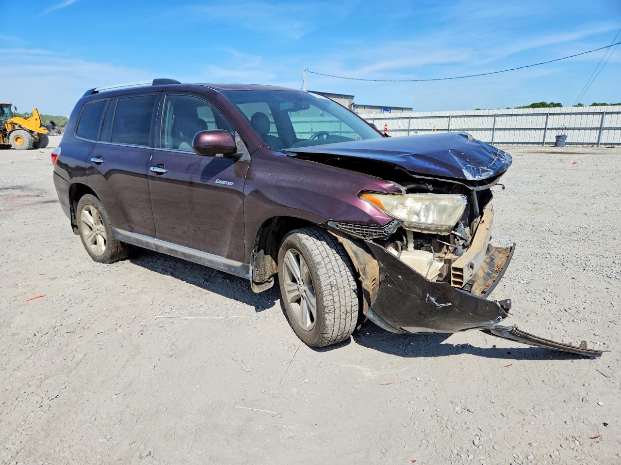 2012 Toyota Highlander Limited Темно-бордовый vin: 5TDDK3EH9CS109070