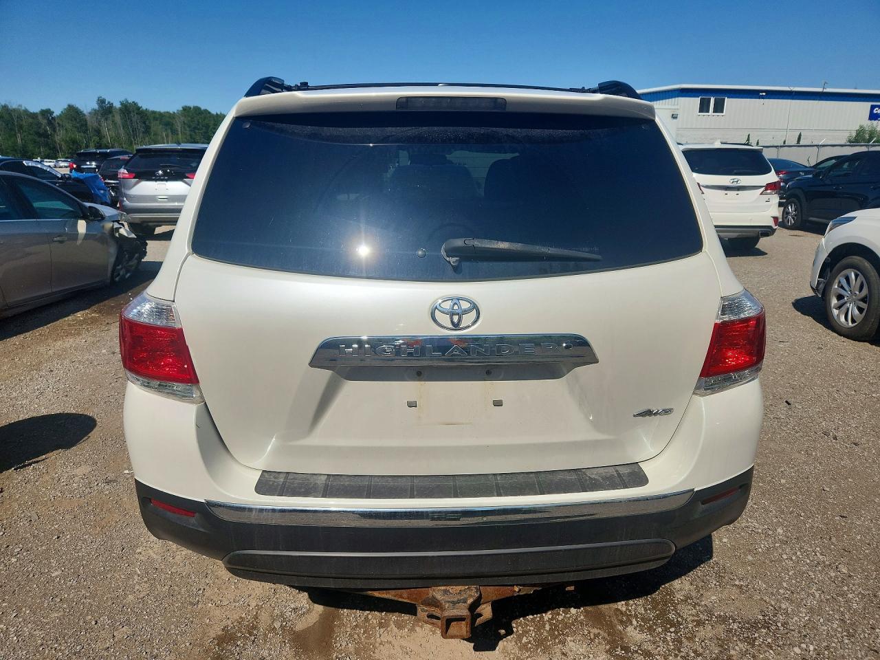 2012 Toyota Highlander Limited Белый vin: 5TDDK3EH9CS135152