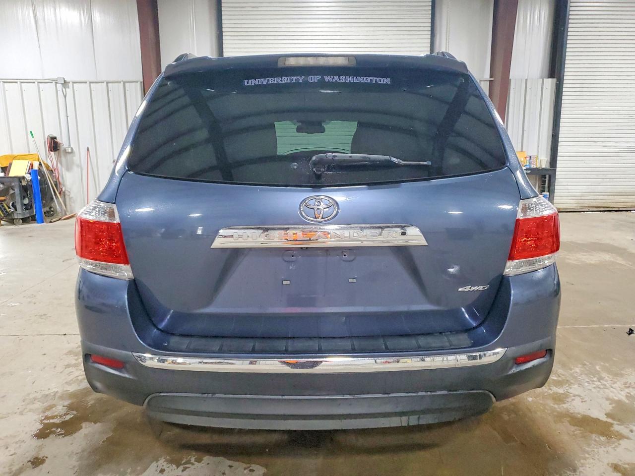 2012 Toyota Highlander Blue vin: 5TDDK3EH9CS150671