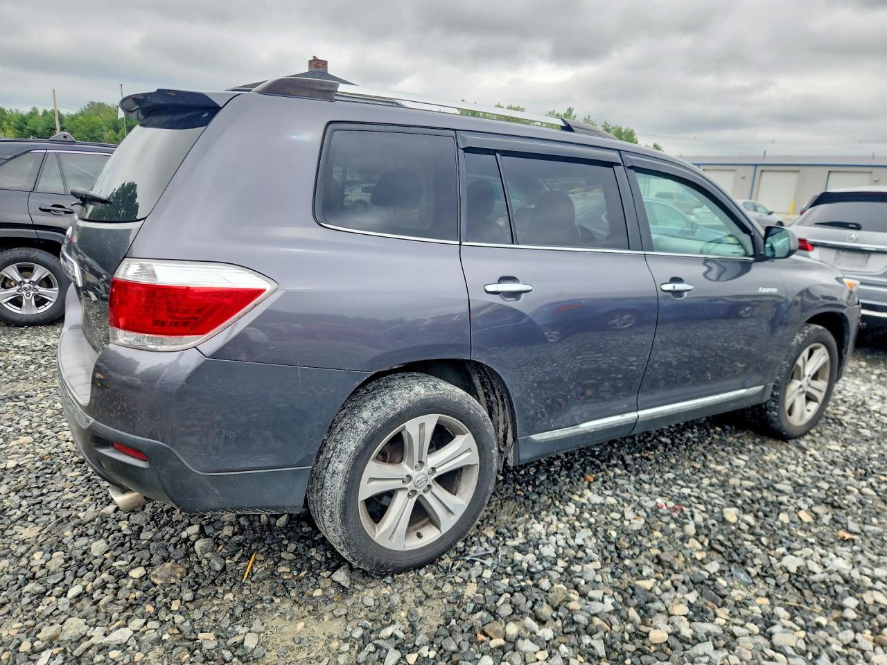 2012 Toyota Highlander Limited Silver vin: 5TDDK3EH9CS153666