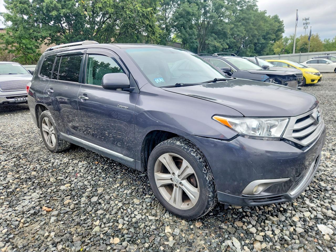 2012 Toyota Highlander Limited Silver vin: 5TDDK3EH9CS153666