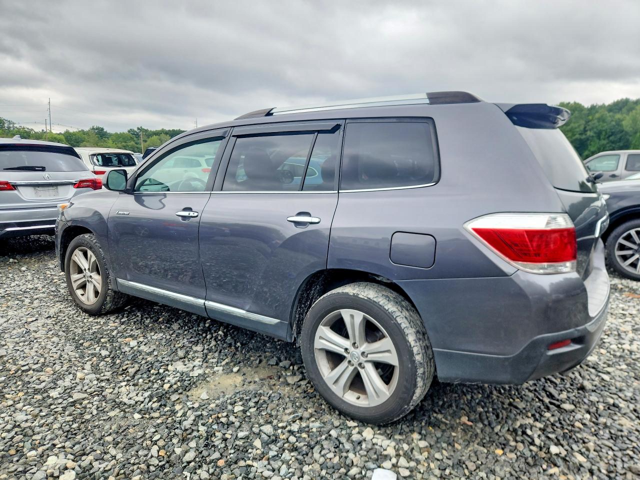 2012 Toyota Highlander Limited Silver vin: 5TDDK3EH9CS153666