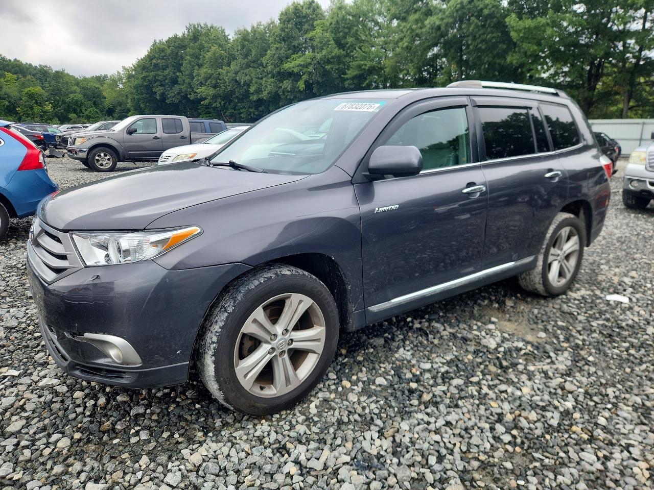 2012 Toyota Highlander Limited Silver vin: 5TDDK3EH9CS153666