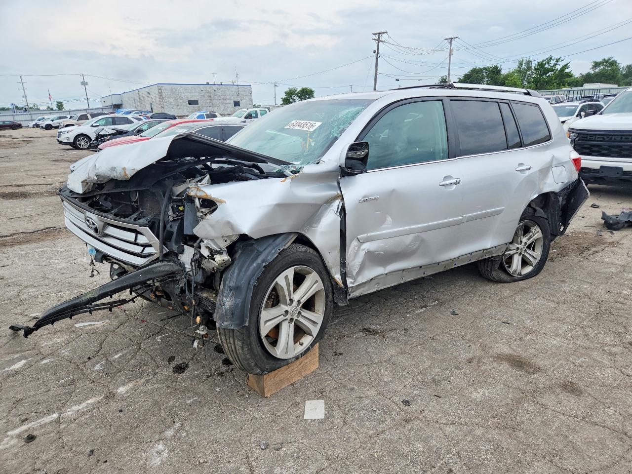 2012 Toyota Highlander Limited Silver vin: 5TDDK3EH9CS153943