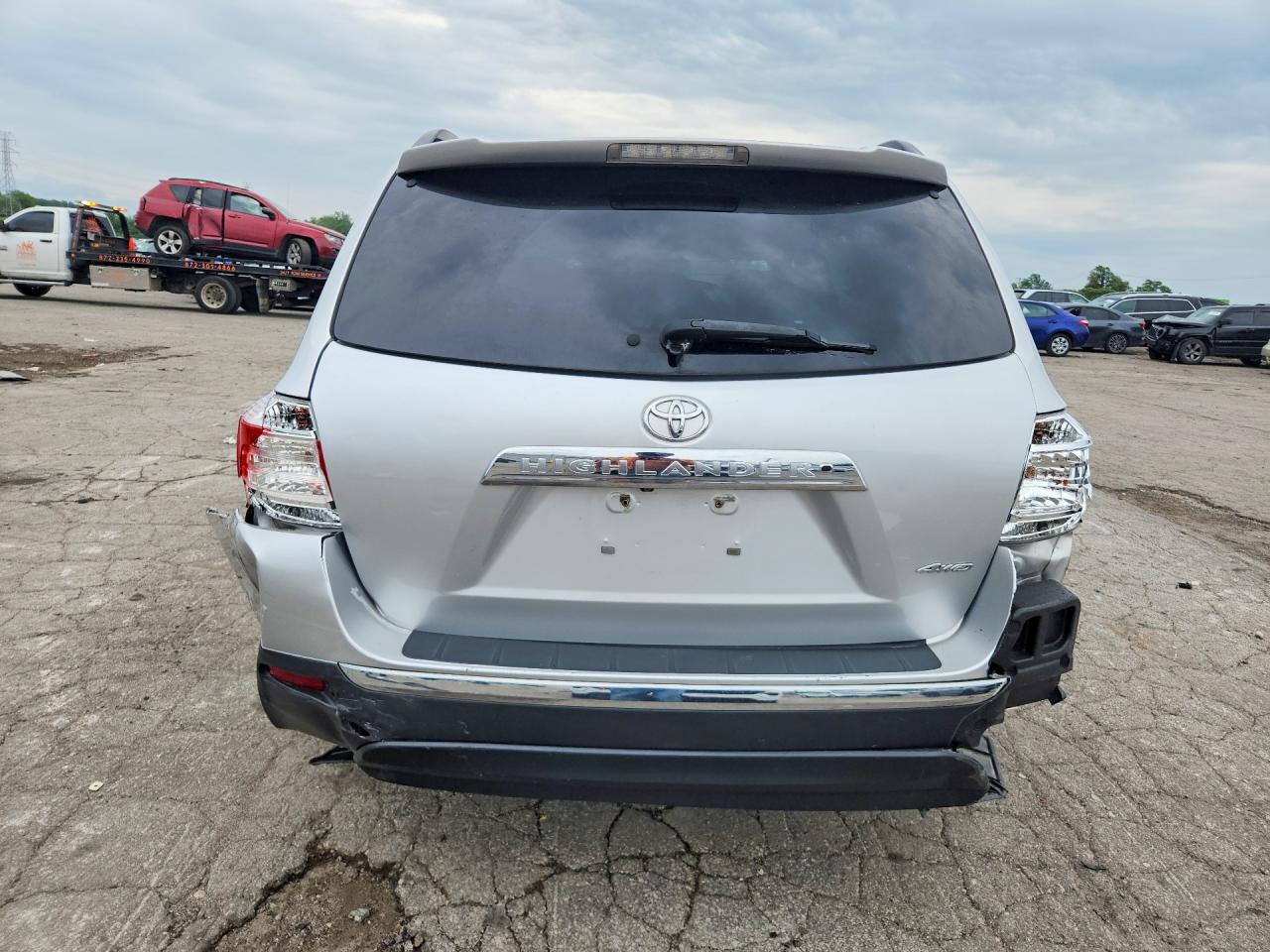 2012 Toyota Highlander Limited Silver vin: 5TDDK3EH9CS153943