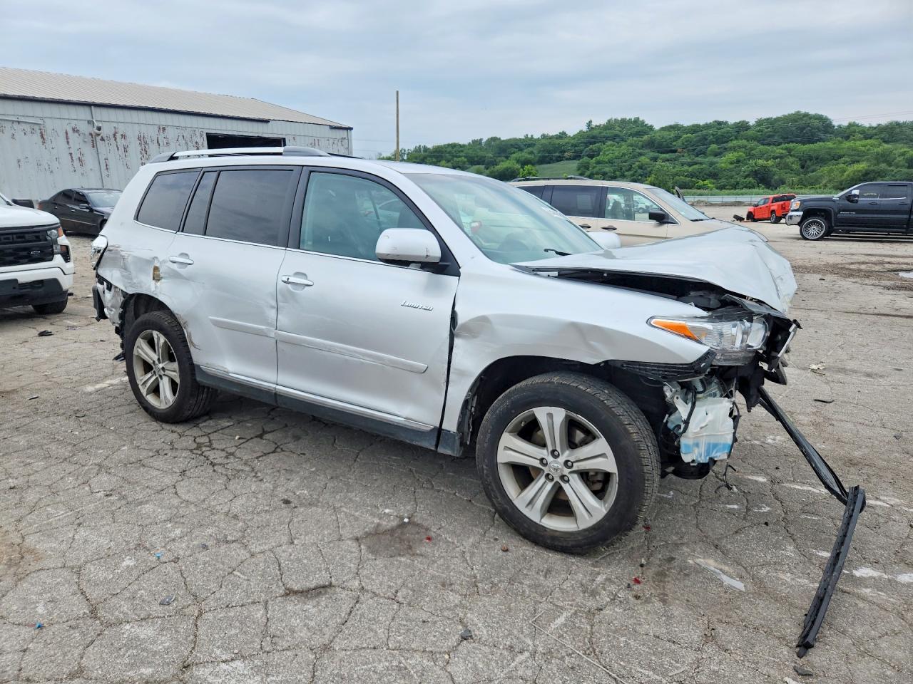 2012 Toyota Highlander Limited Silver vin: 5TDDK3EH9CS153943