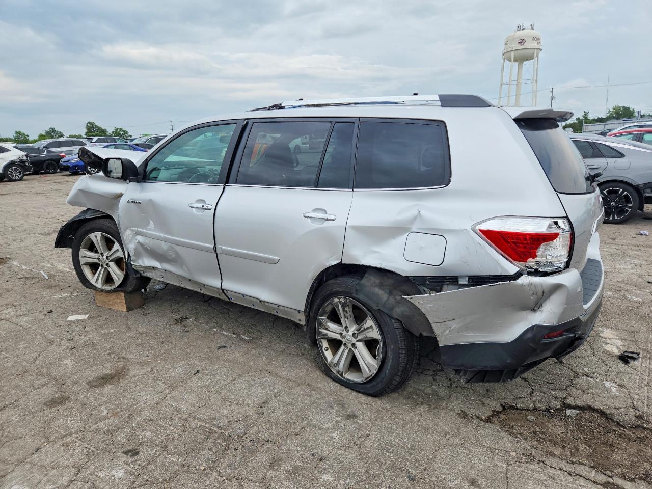 2012 Toyota Highlander Limited Silver vin: 5TDDK3EH9CS153943
