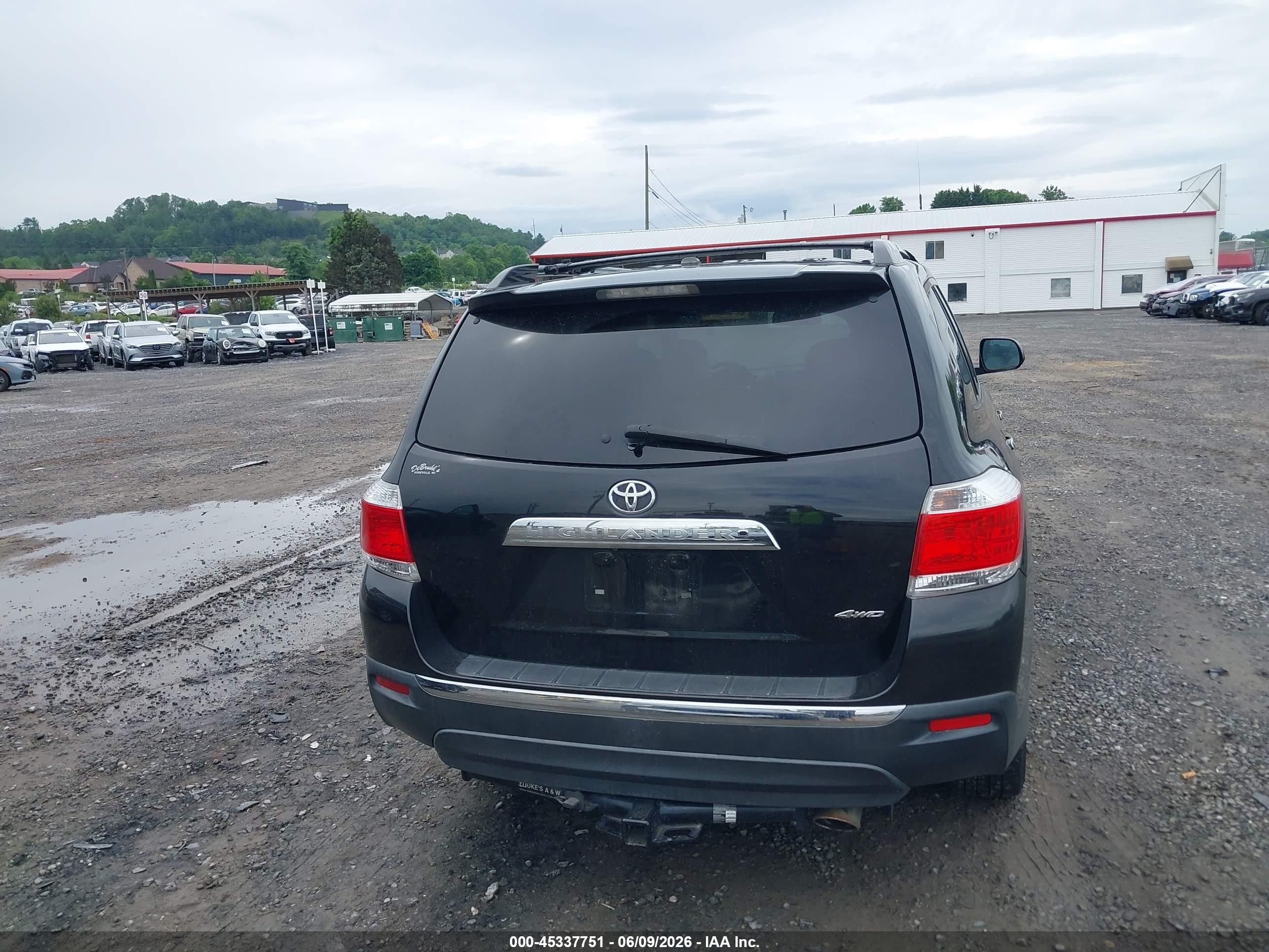 2012 Toyota Highlander Limited V6 Black vin: 5TDDK3EH9CS157202