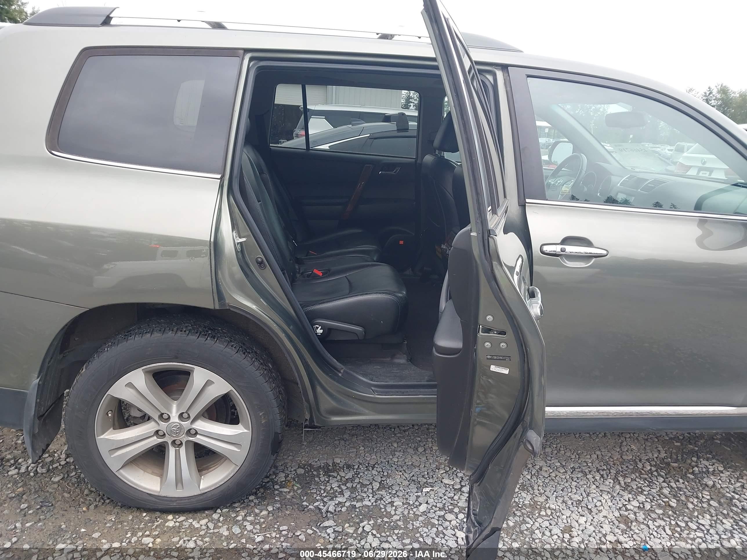 2012 Toyota Highlander Limited V6 Gray vin: 5TDDK3EH9CS172041
