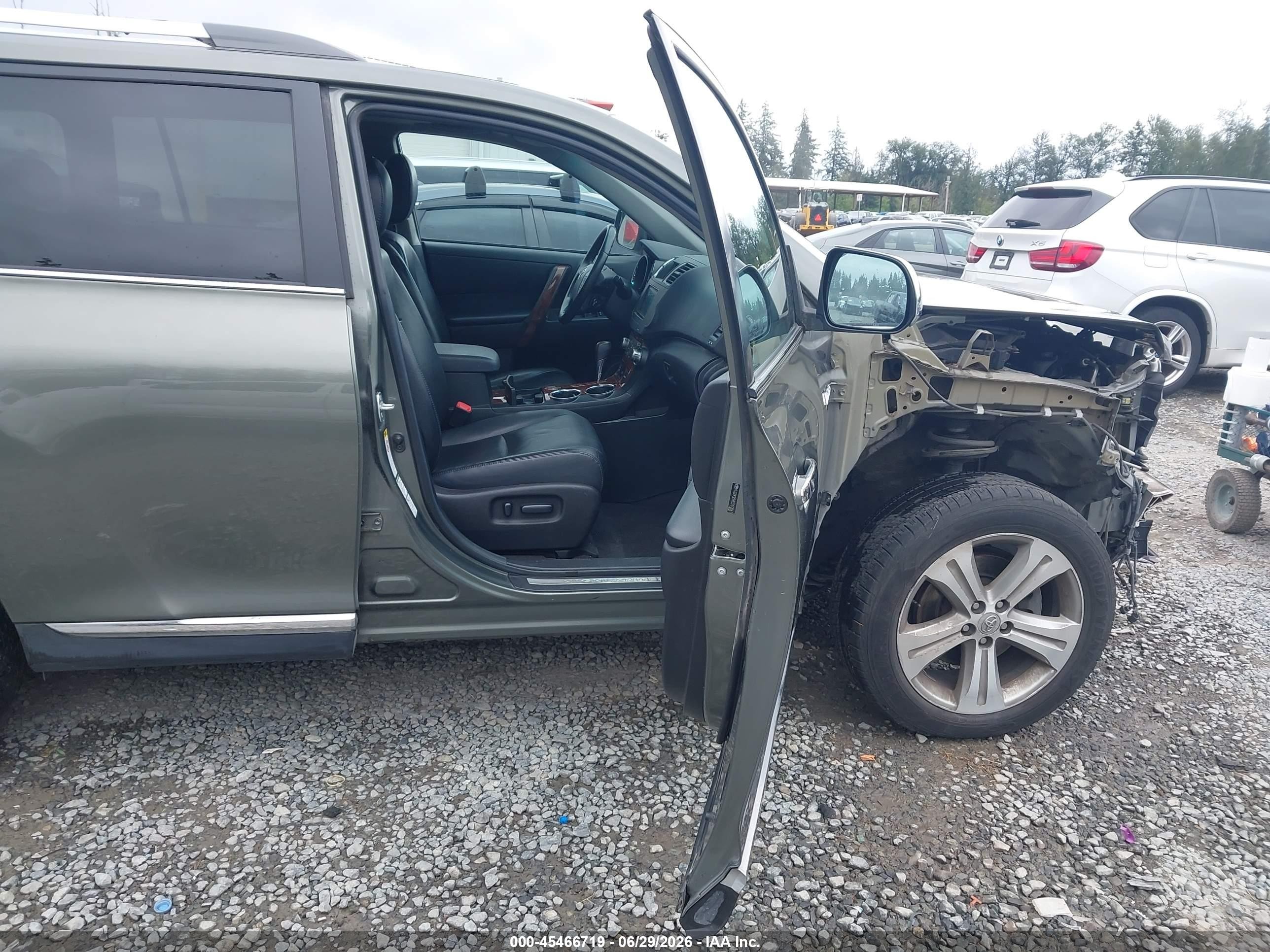 2012 Toyota Highlander Limited V6 Gray vin: 5TDDK3EH9CS172041
