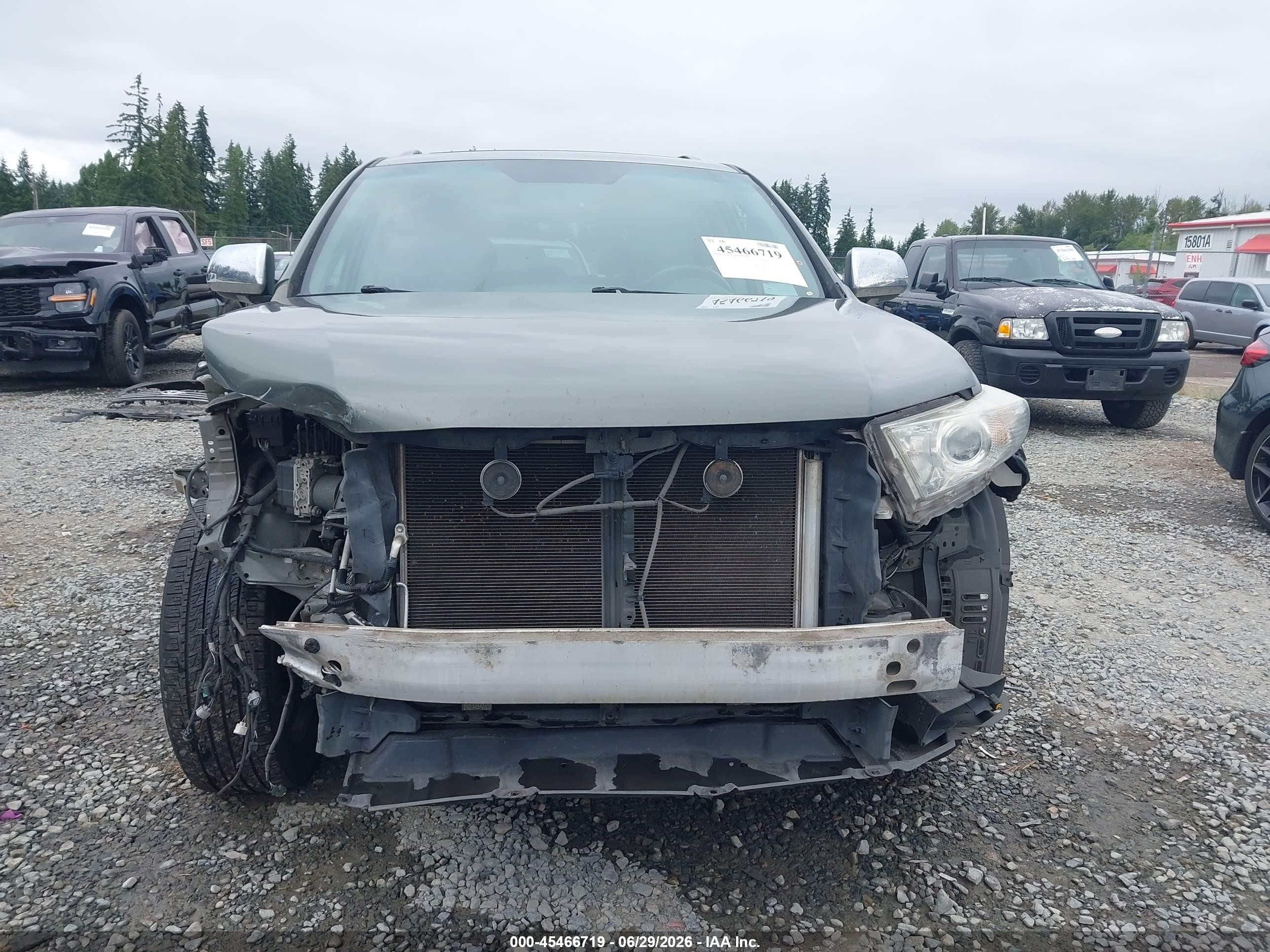 2012 Toyota Highlander Limited V6 Gray vin: 5TDDK3EH9CS172041