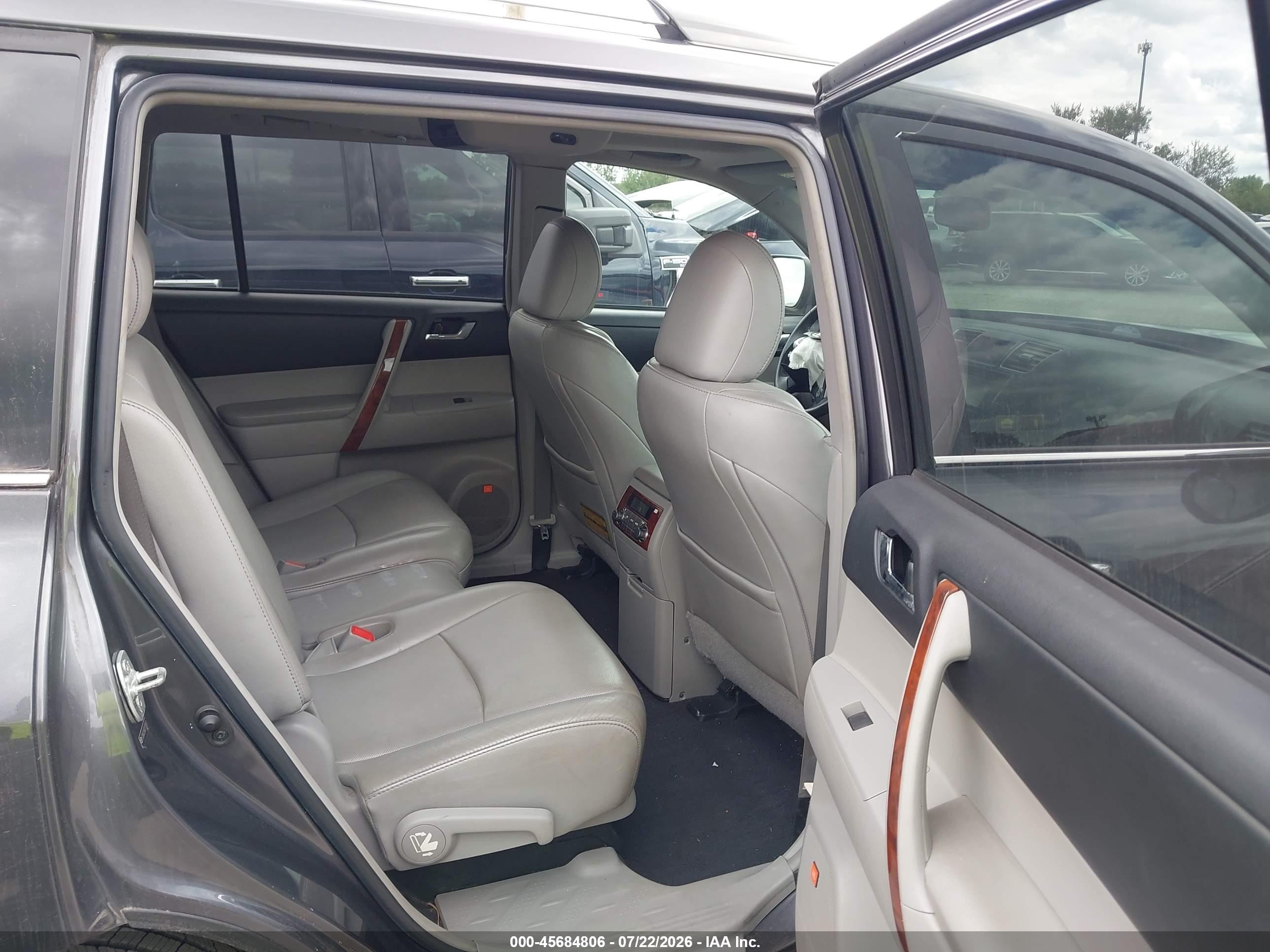2013 Toyota Highlander Limited V6 Gray vin: 5TDDK3EH9DS179783