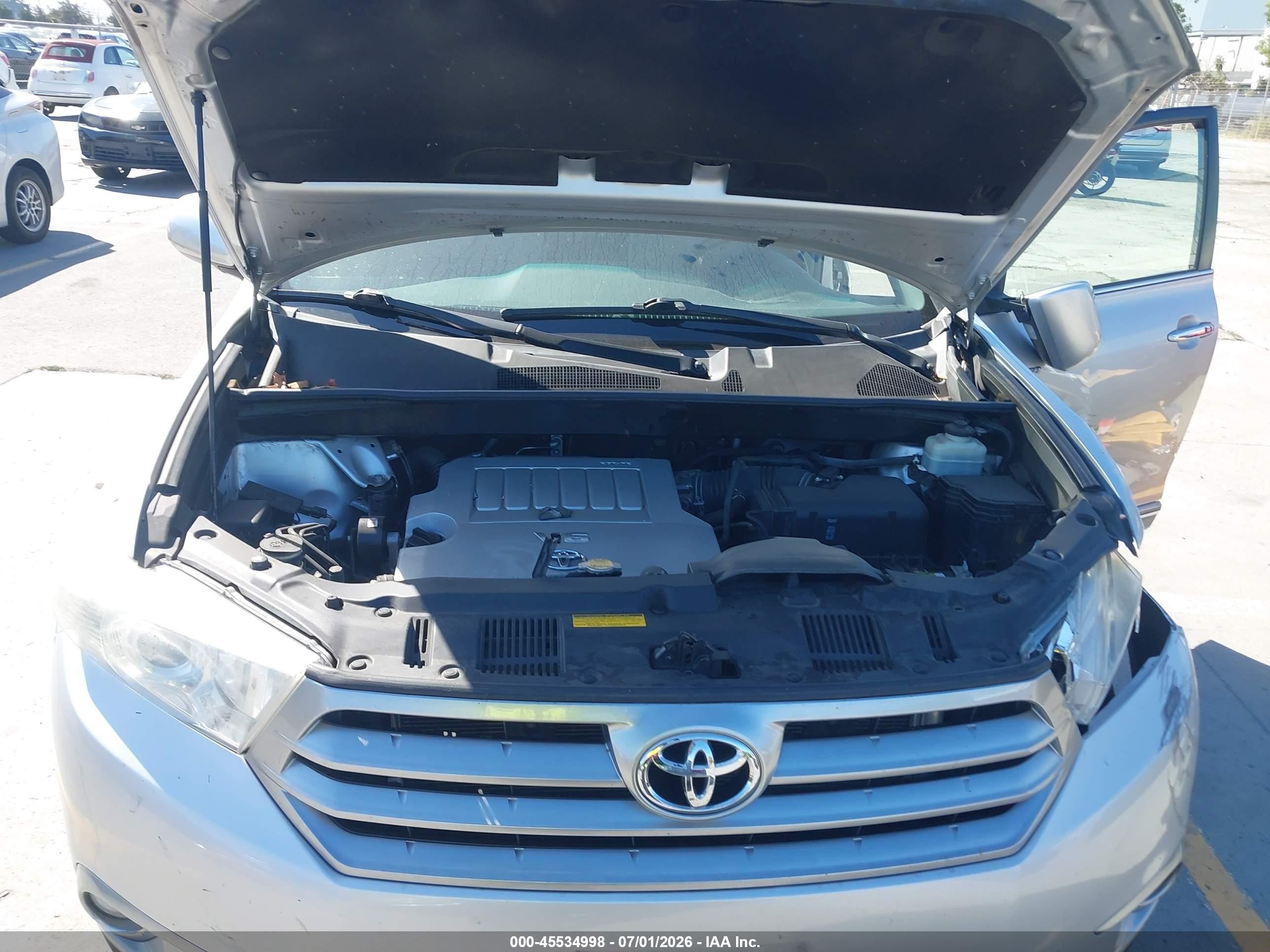 2013 Toyota Highlander Limited V6 Gray vin: 5TDDK3EH9DS222129