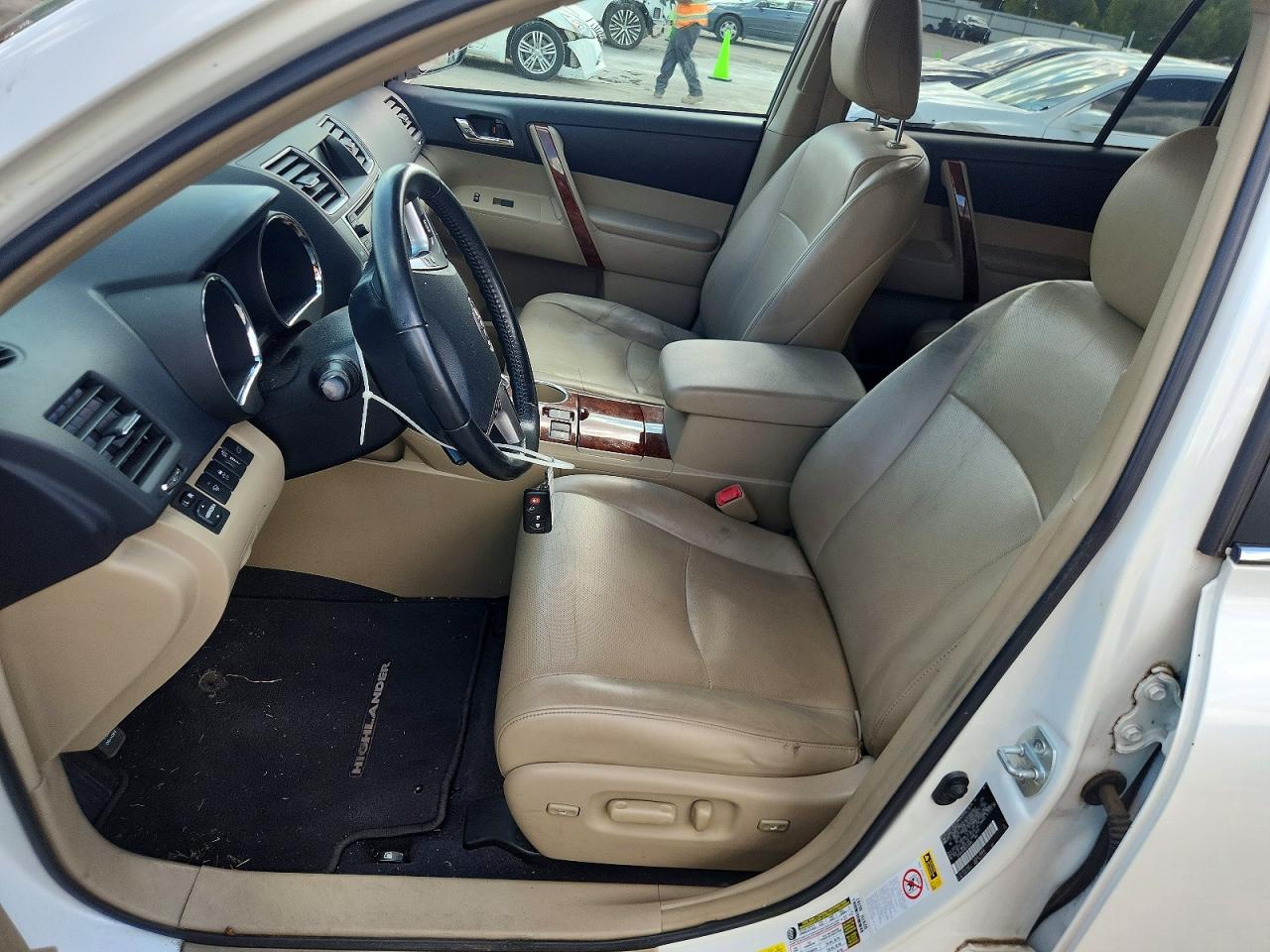 2013 Toyota Highlander Limited Белый vin: 5TDDK3EH9DS230098