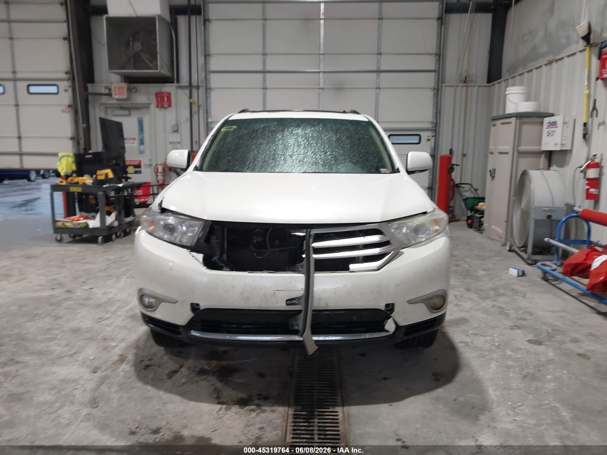2013 Toyota Highlander Limited V6 Белый vin: 5TDDK3EH9DS238458