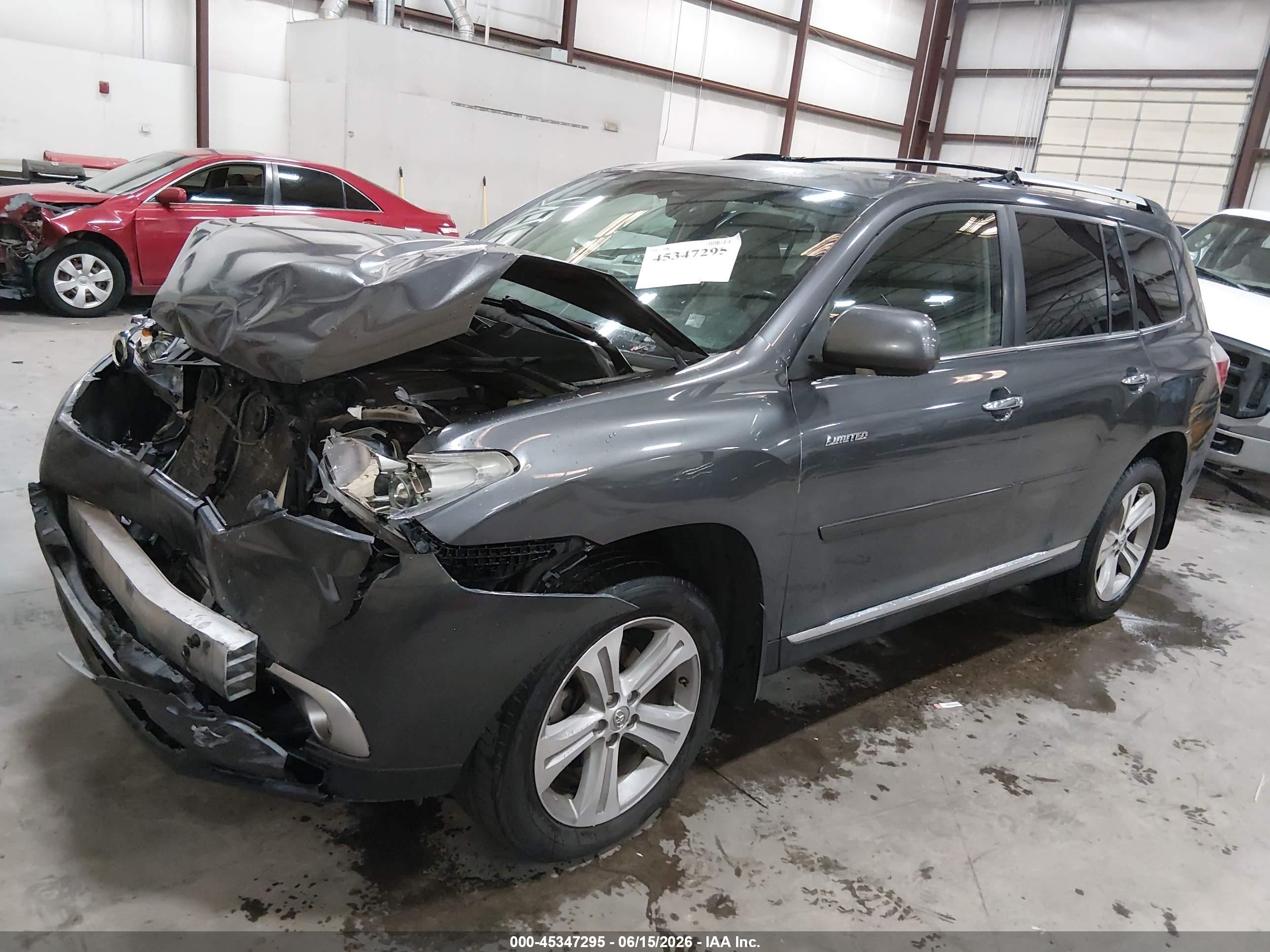 2013 Toyota Highlander Limited V6 Gray vin: 5TDDK3EH9DS274280