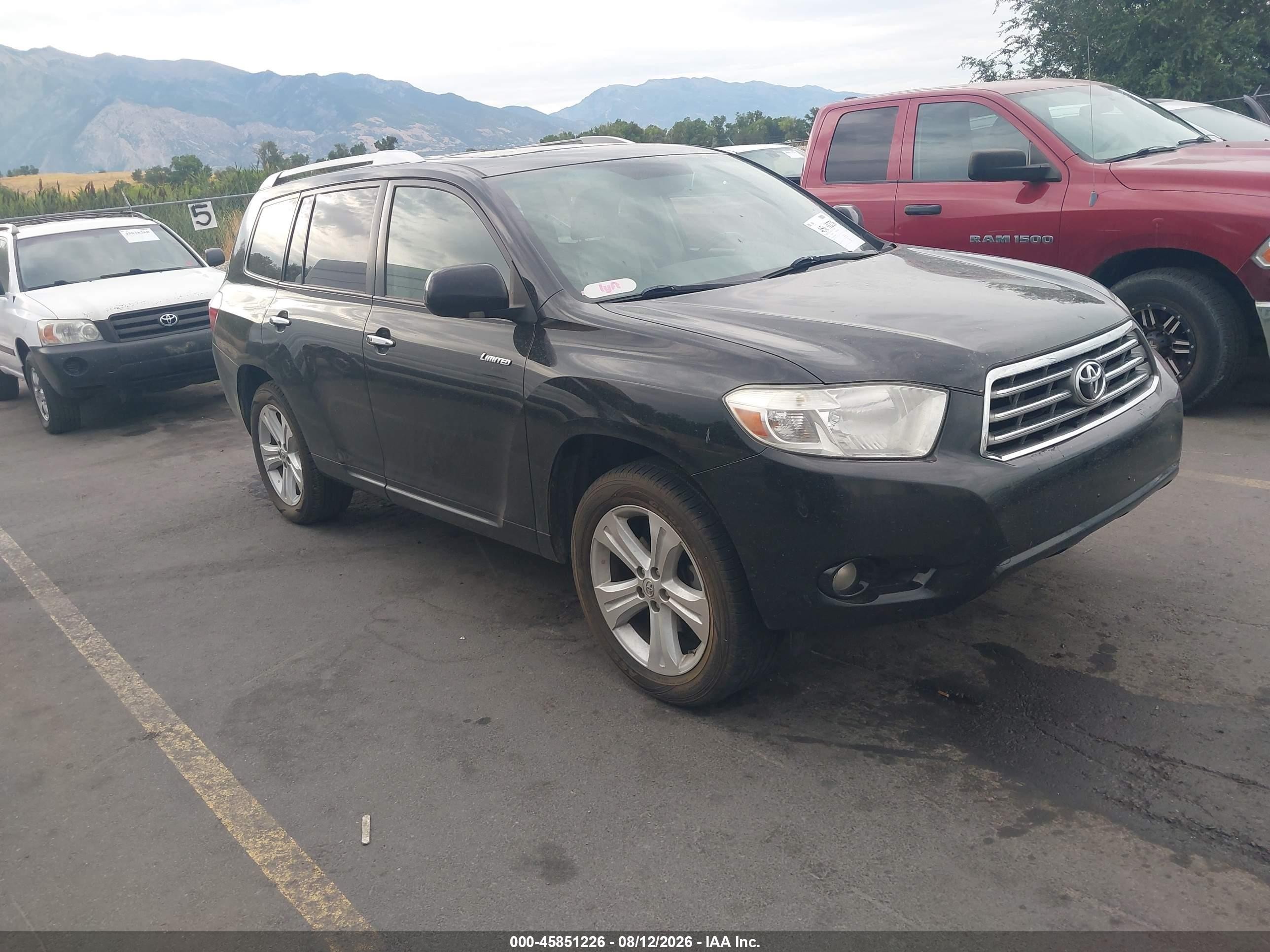 2010 Toyota Highlander Limited V6 Черный vin: 5TDDK3EHXAS006382