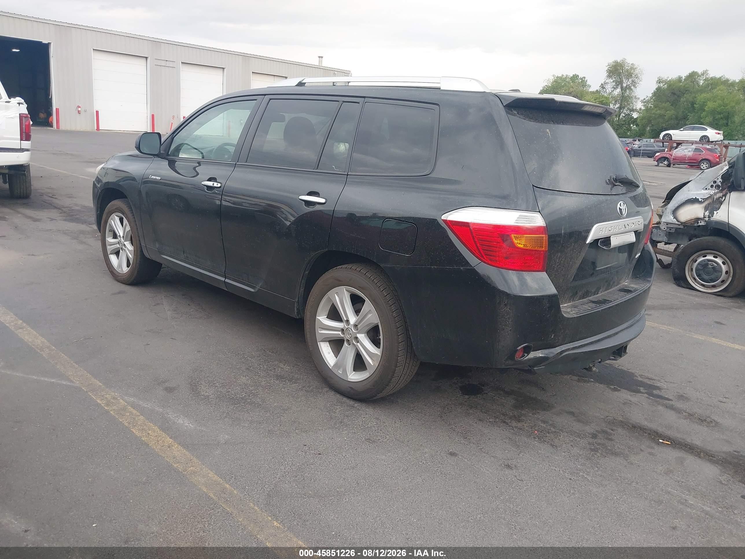 2010 Toyota Highlander Limited V6 Черный vin: 5TDDK3EHXAS006382