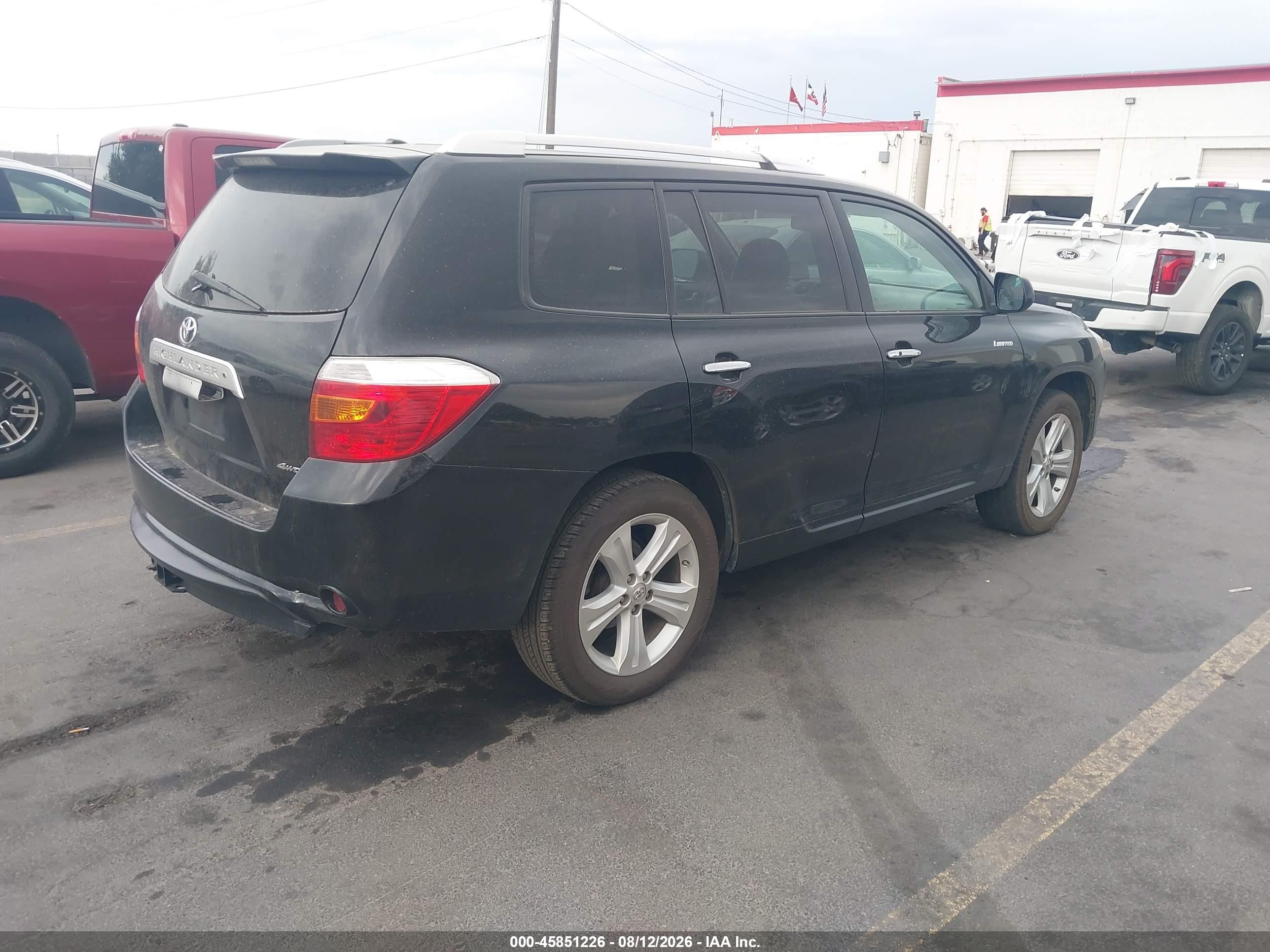 2010 Toyota Highlander Limited V6 Черный vin: 5TDDK3EHXAS006382