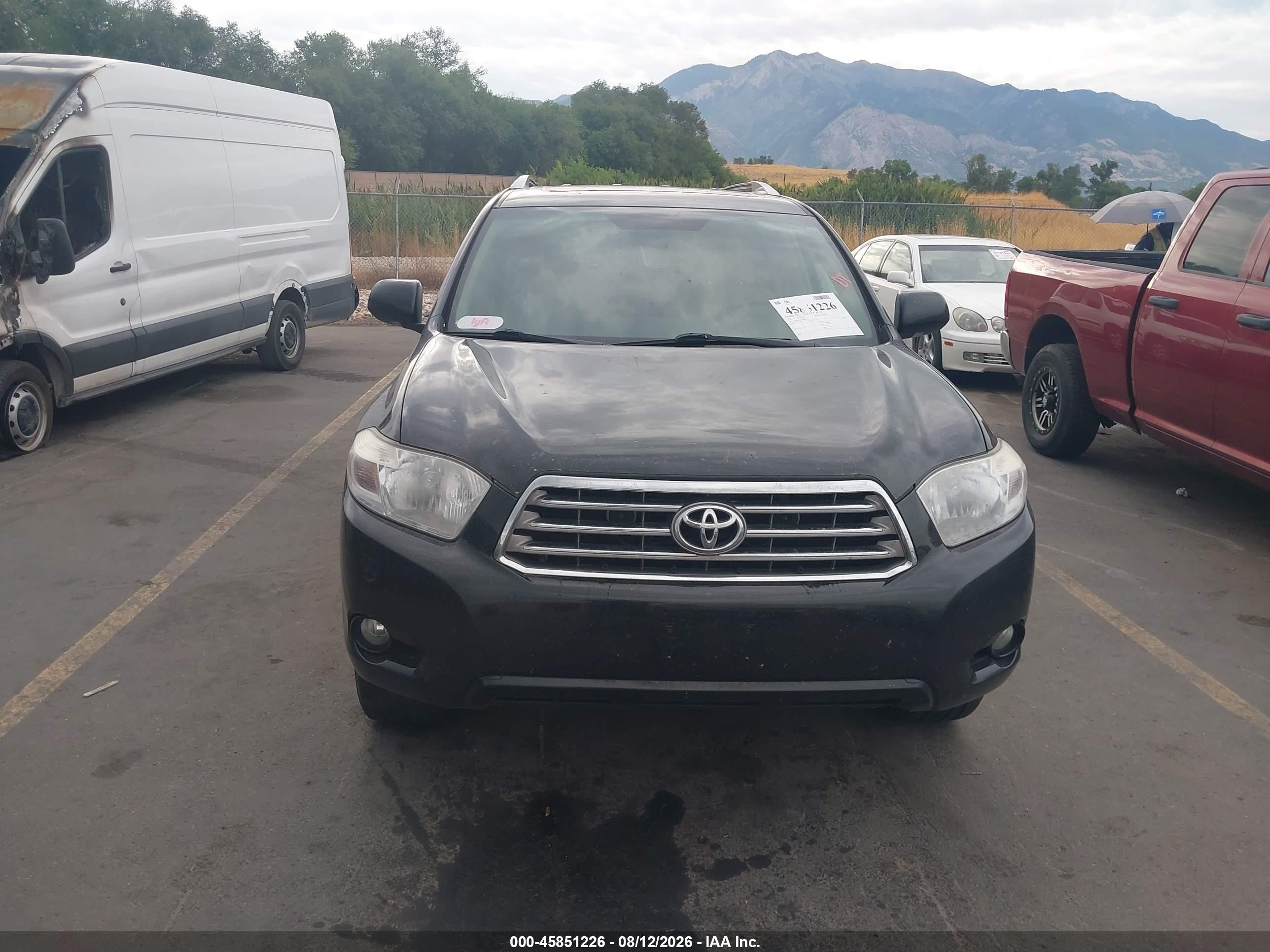 2010 Toyota Highlander Limited V6 Черный vin: 5TDDK3EHXAS006382