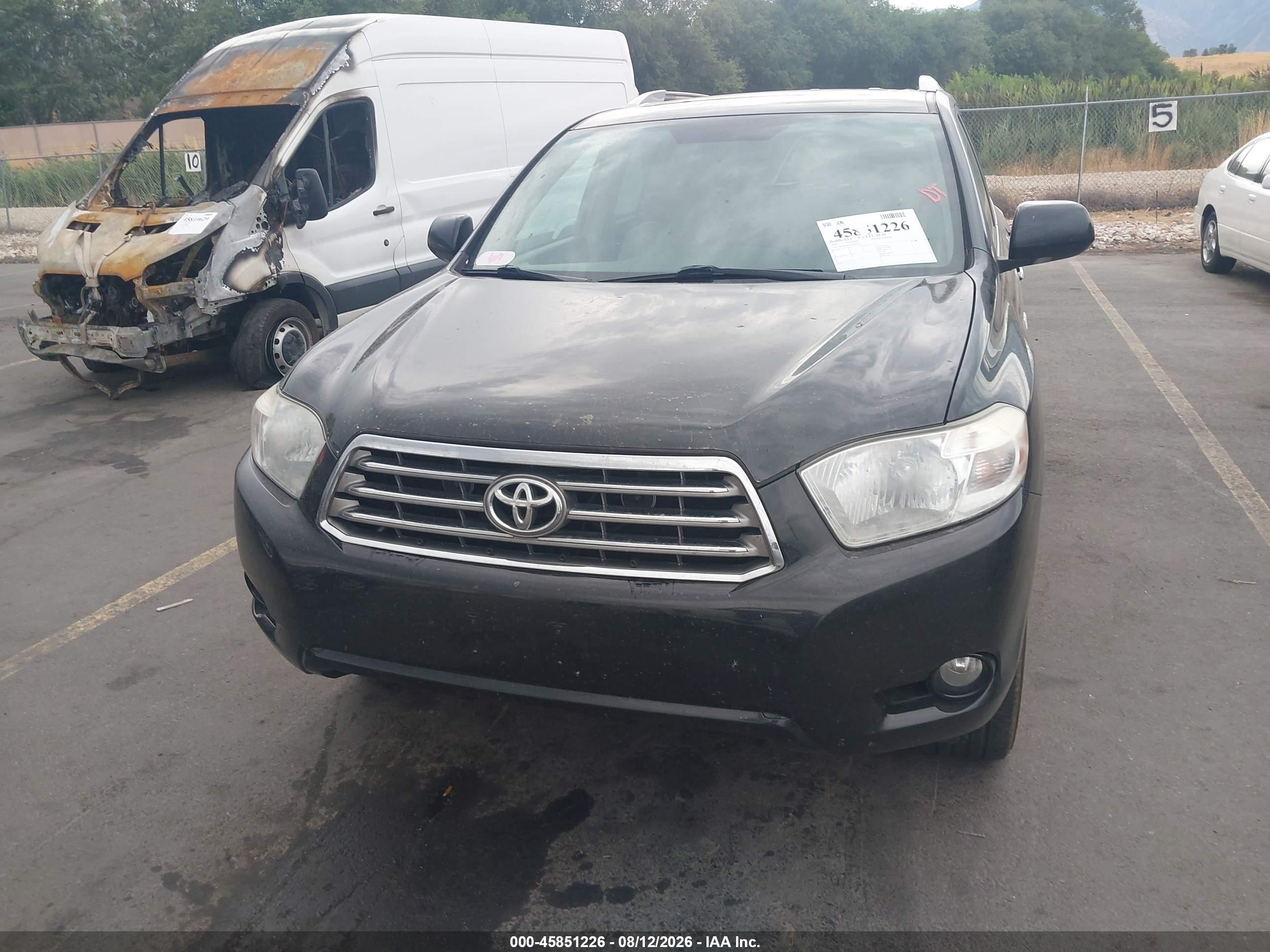 2010 Toyota Highlander Limited V6 Черный vin: 5TDDK3EHXAS006382